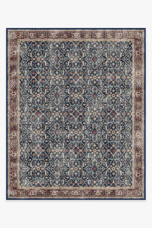 Extra Large Area Rug Machine Washable - Blue
