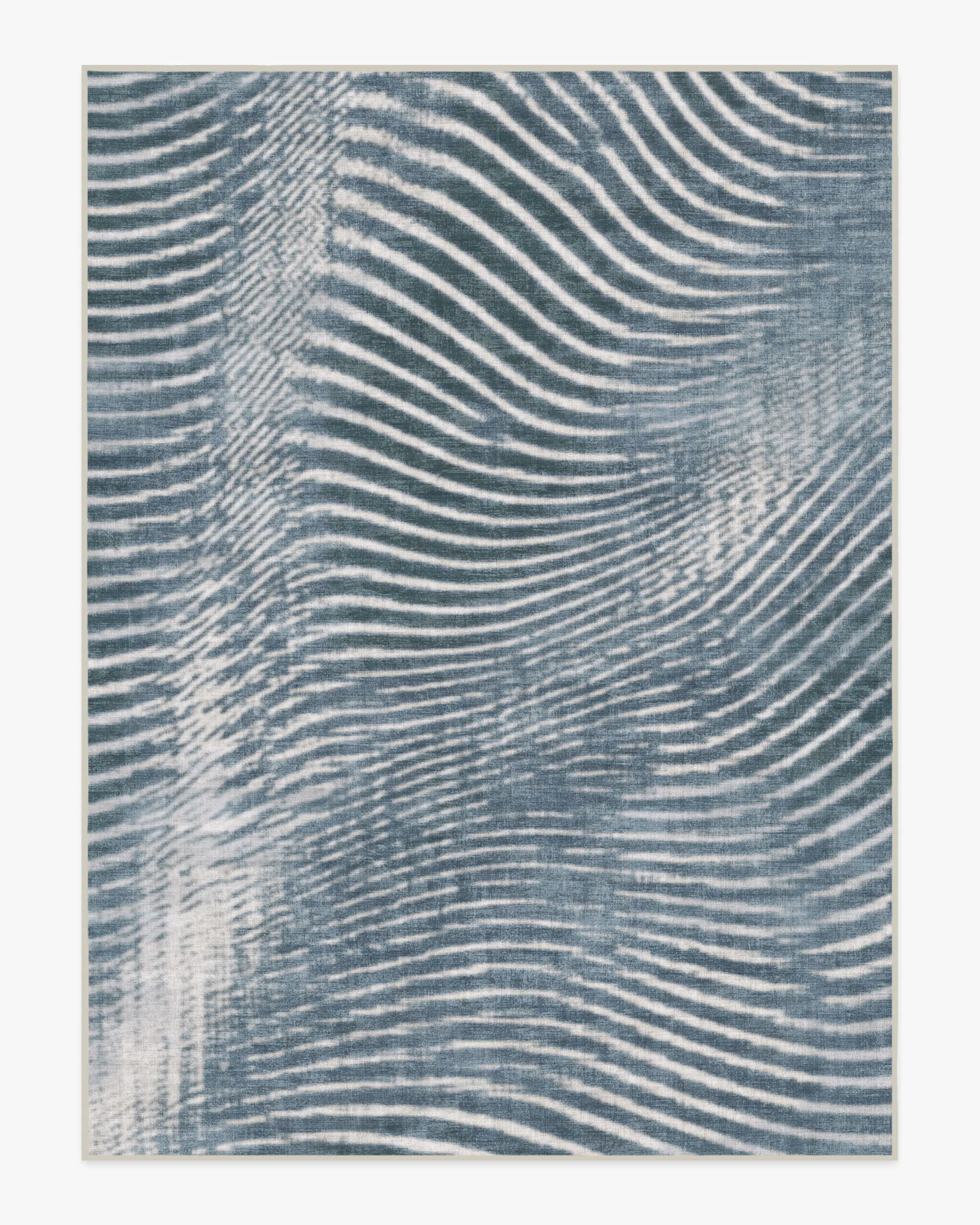 Extra Large Area Rug Machine Washable - Blue
