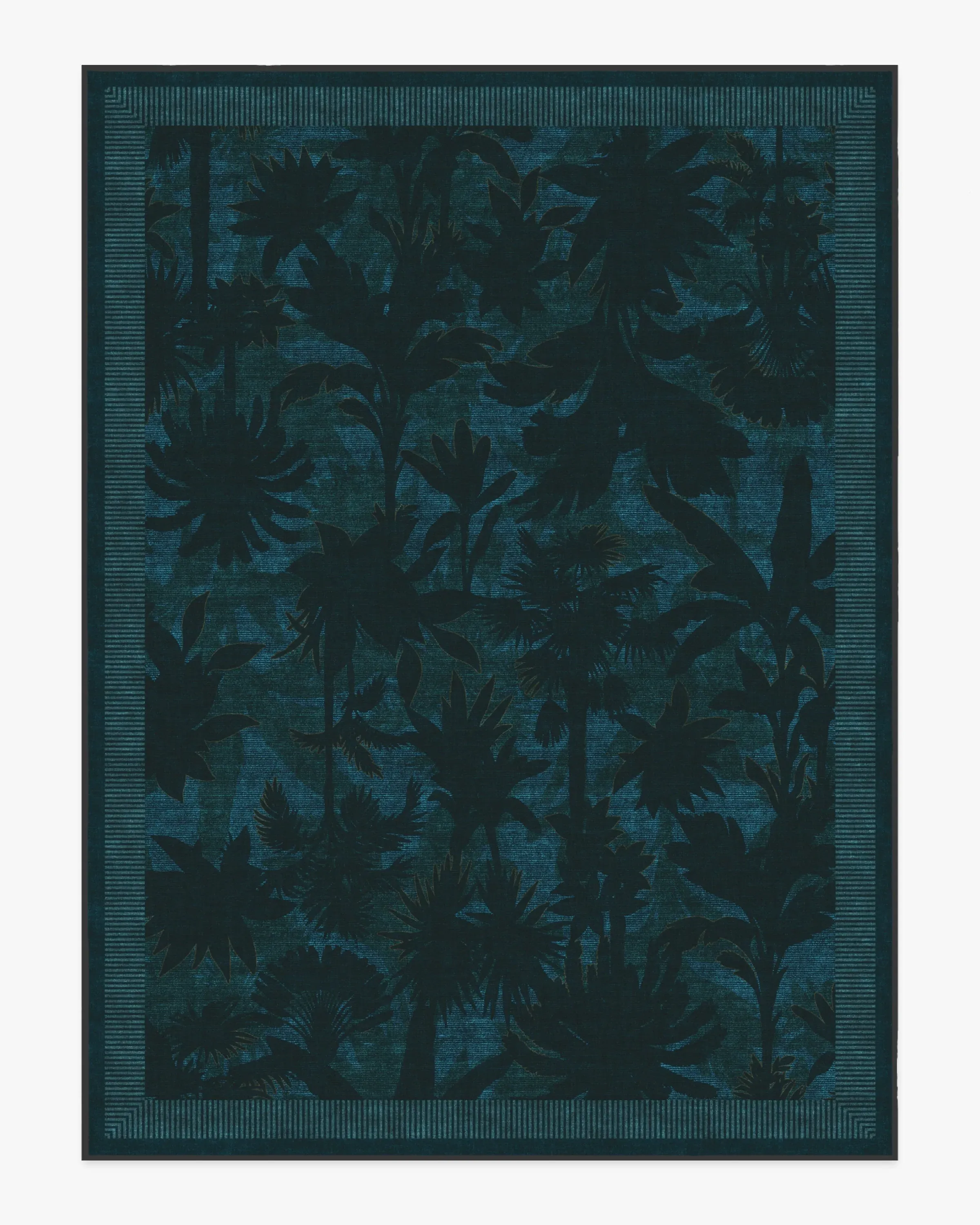 Extra Large Area Rug Machine Washable - Blue