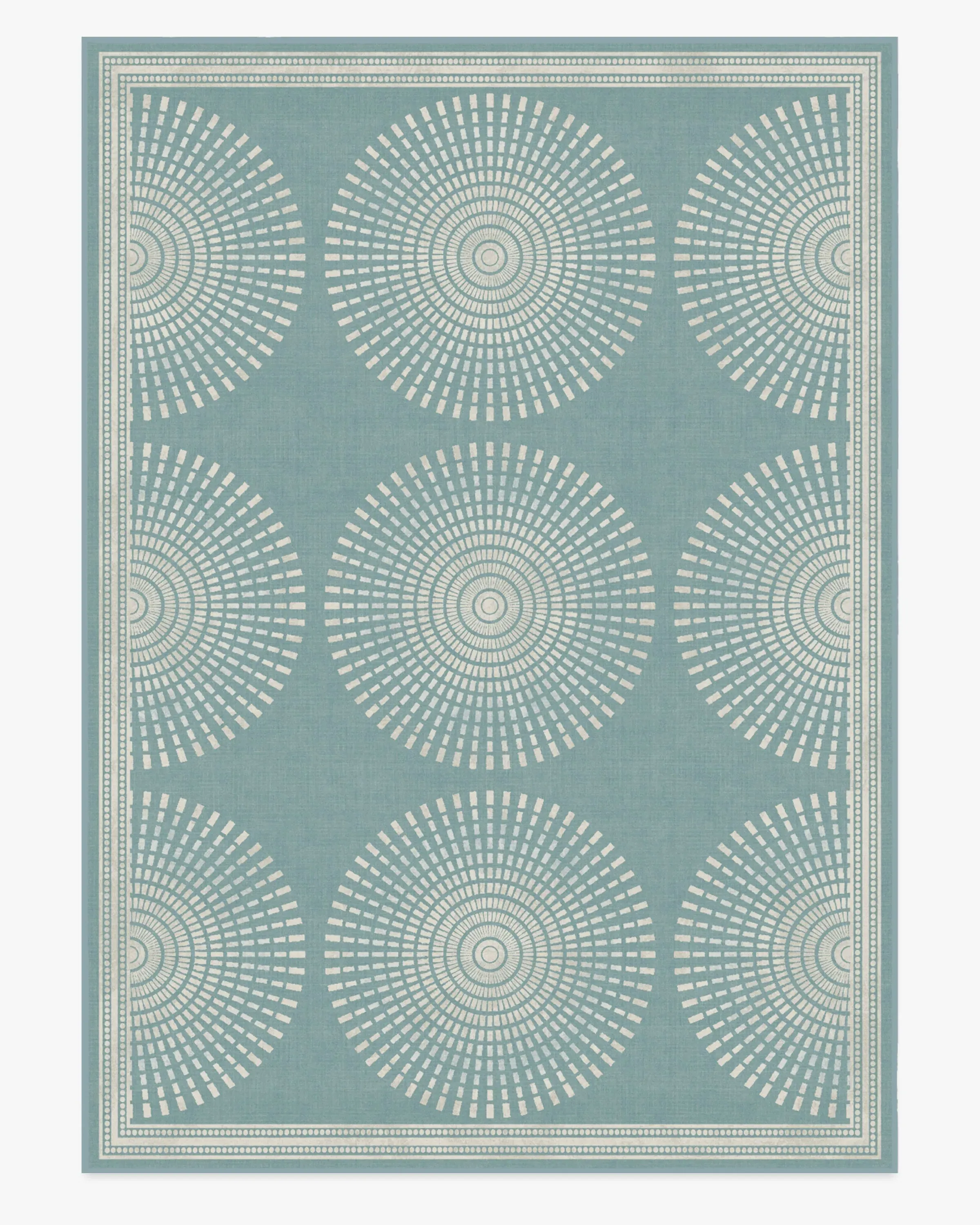 Extra Large Area Rug Machine Washable - Blue