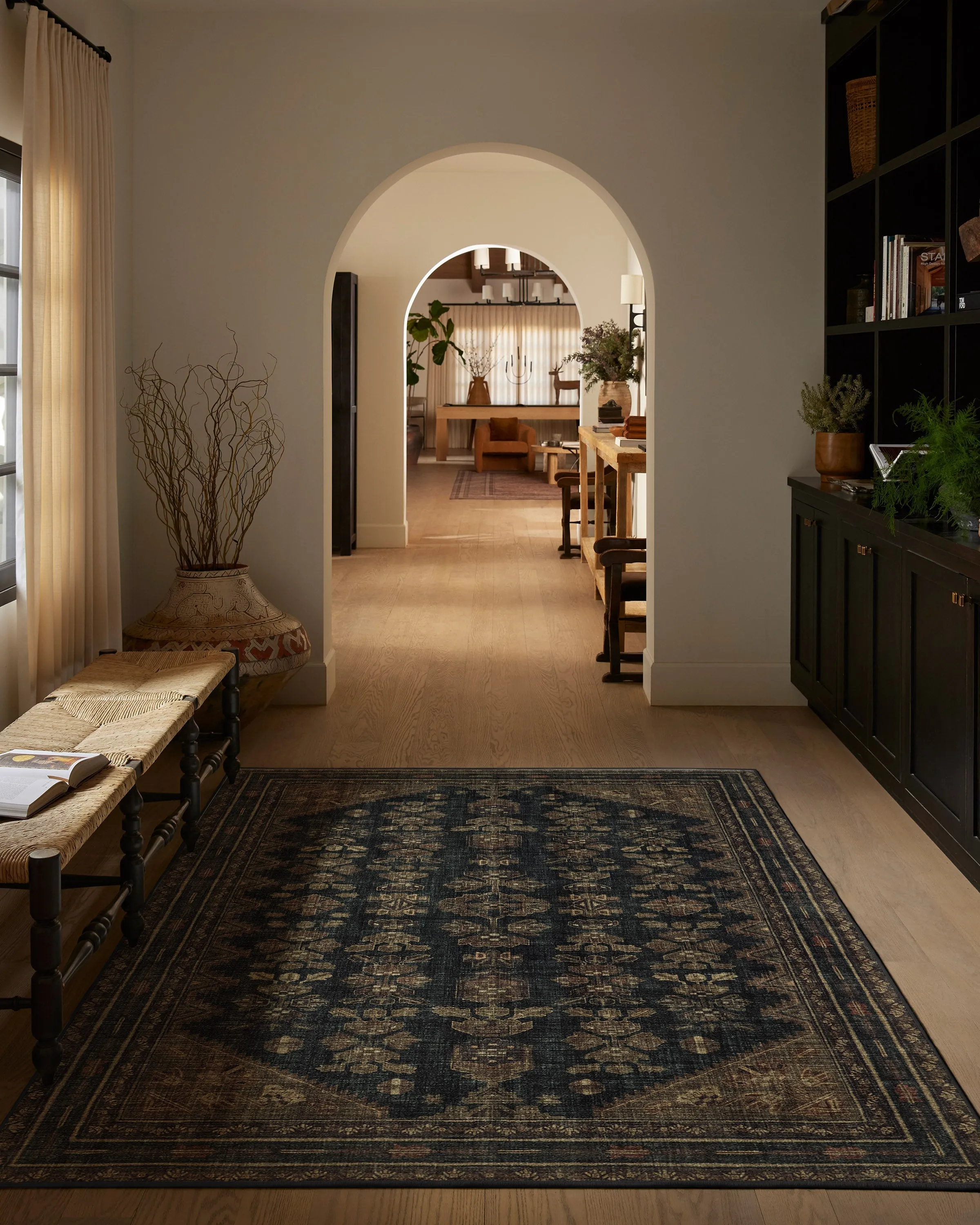 Extra Large Area Rug Machine Washable - Brown
