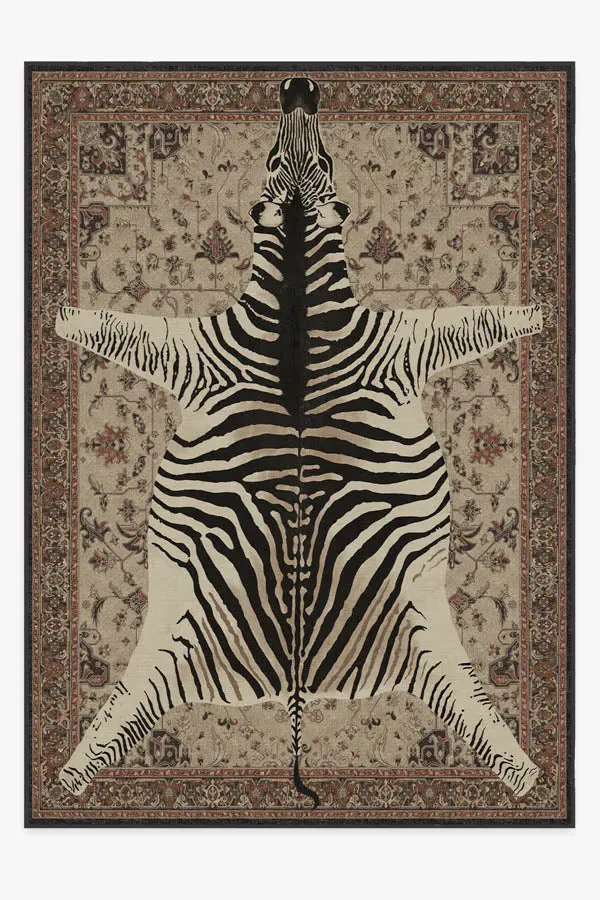 Extra Large Area Rug Machine Washable - Brown, Chenille
