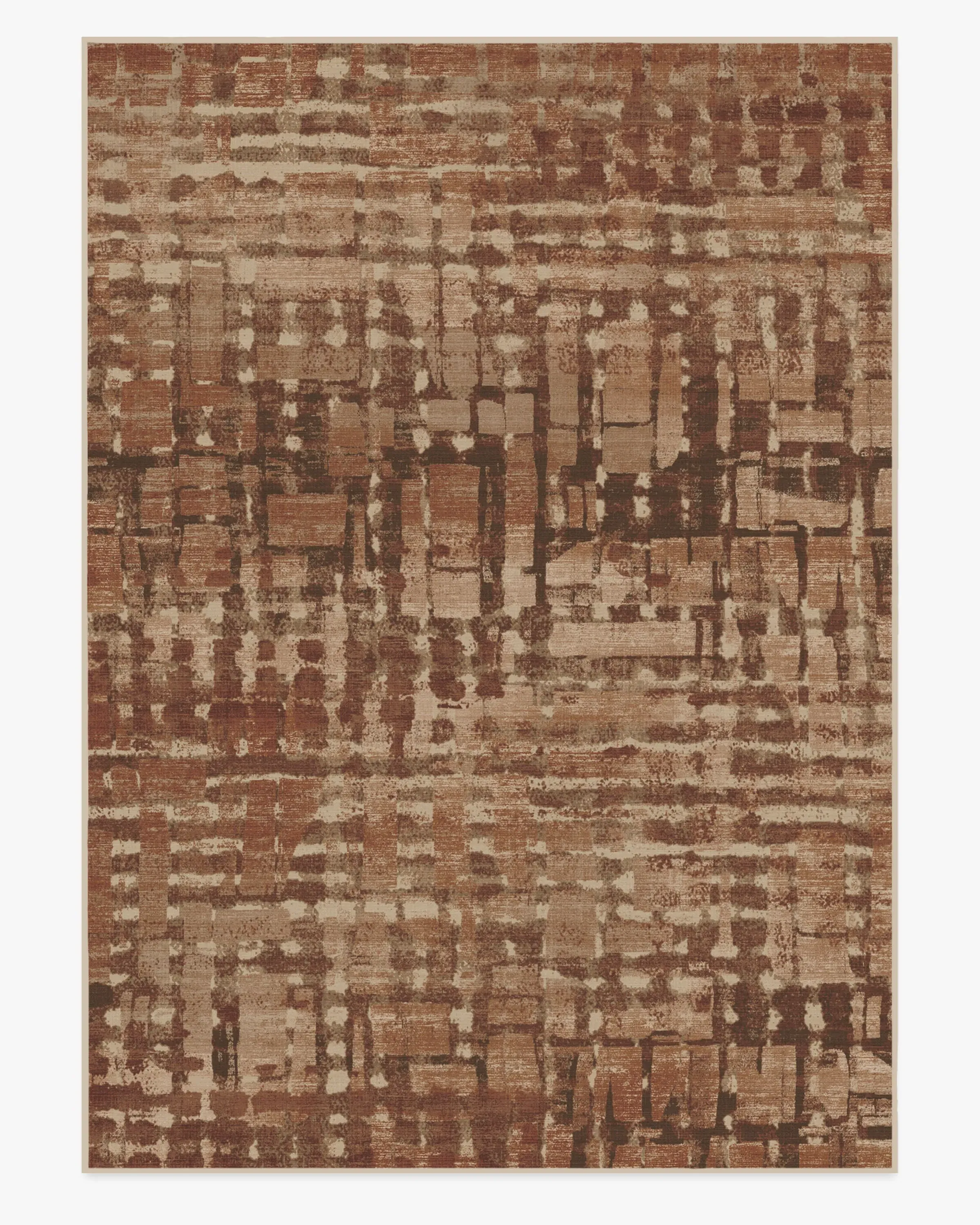 Extra Large Area Rug Machine Washable - Brown