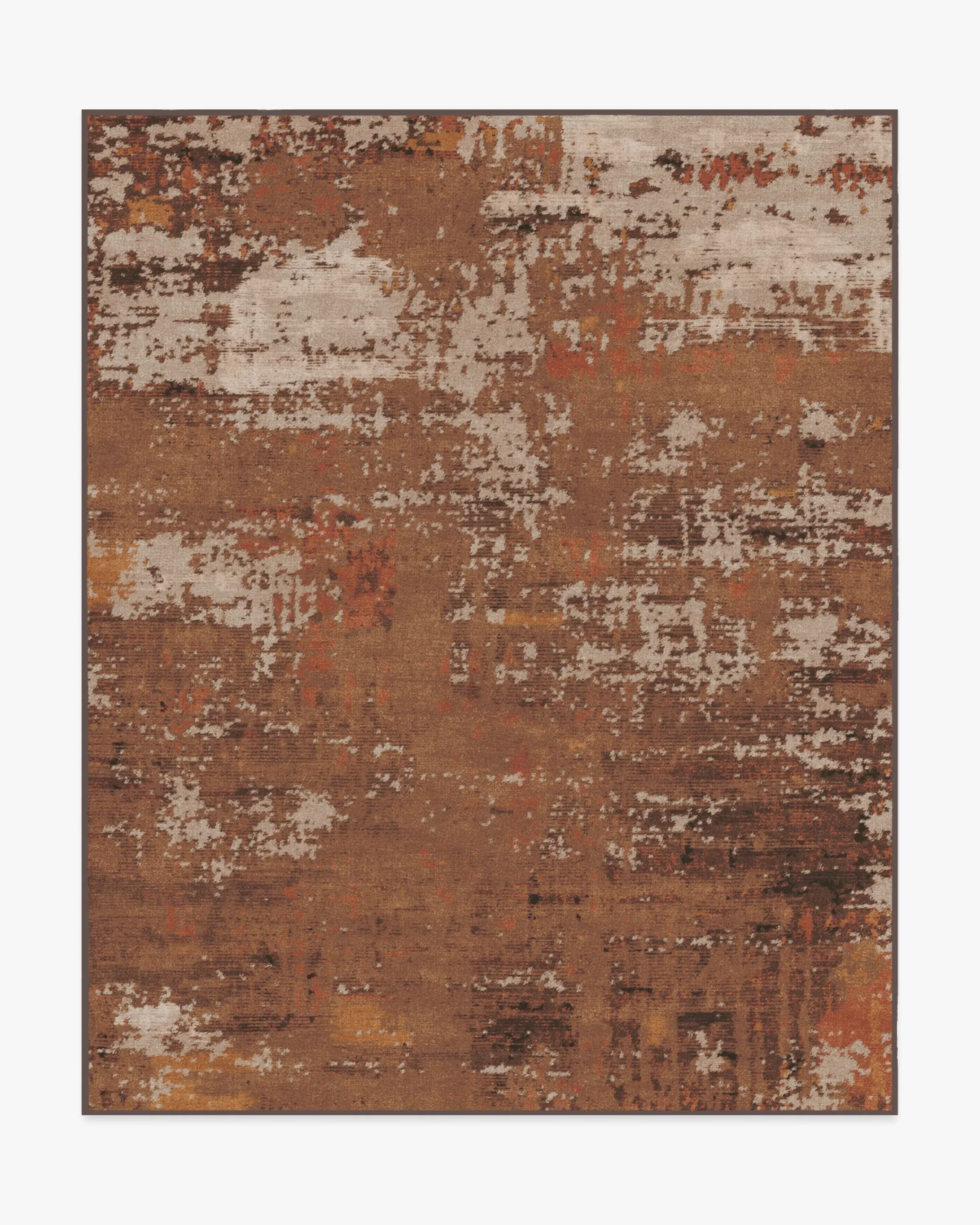 Extra Large Area Rug Machine Washable - Copper