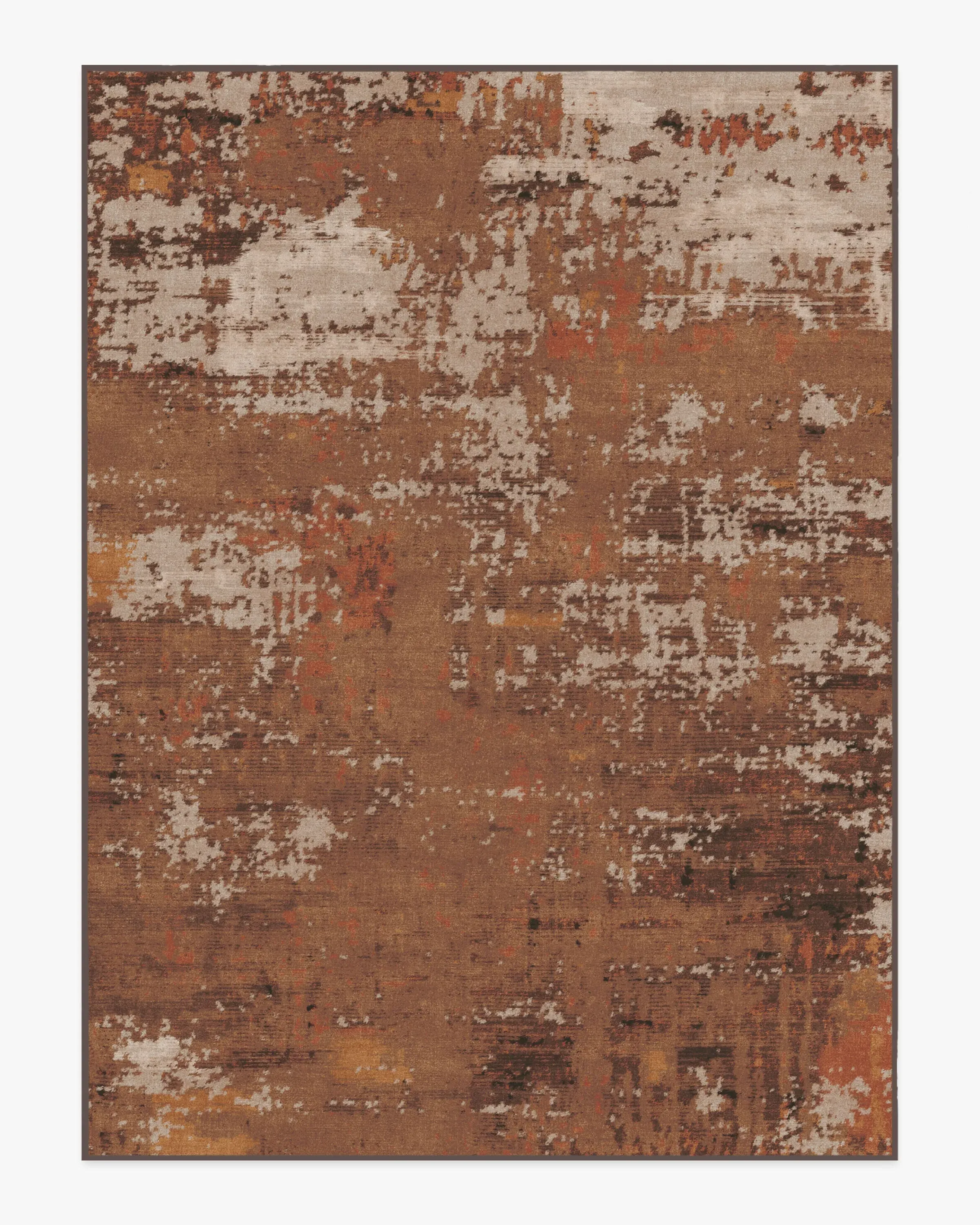 Extra Large Area Rug Machine Washable - Copper