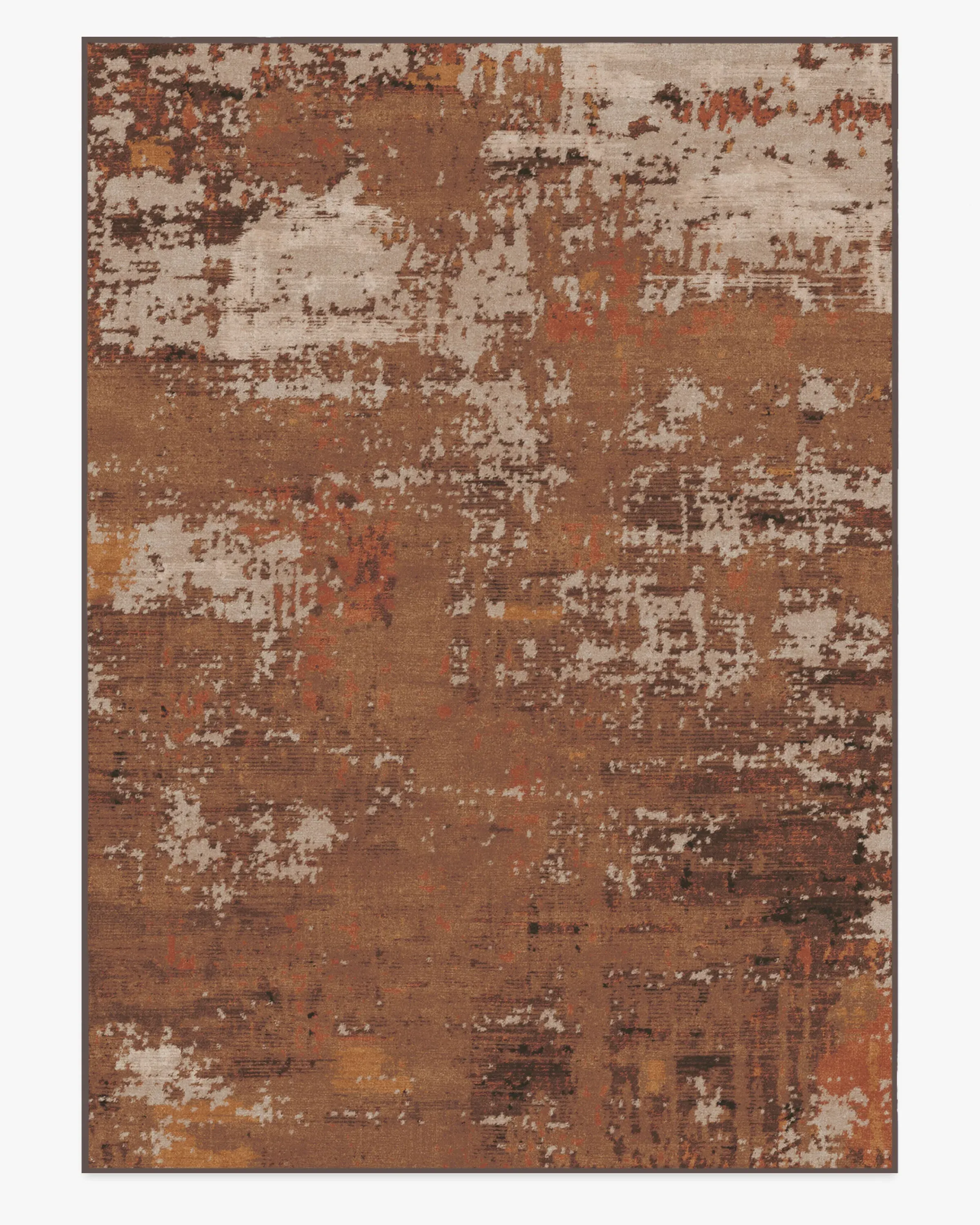 Extra Large Area Rug Machine Washable - Copper
