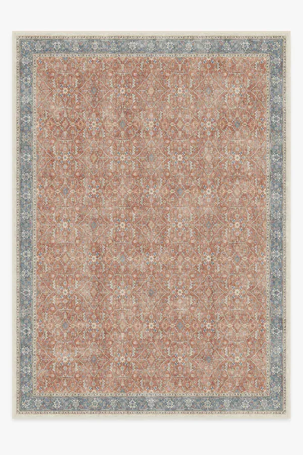 Extra Large Area Rug Machine Washable - Coral