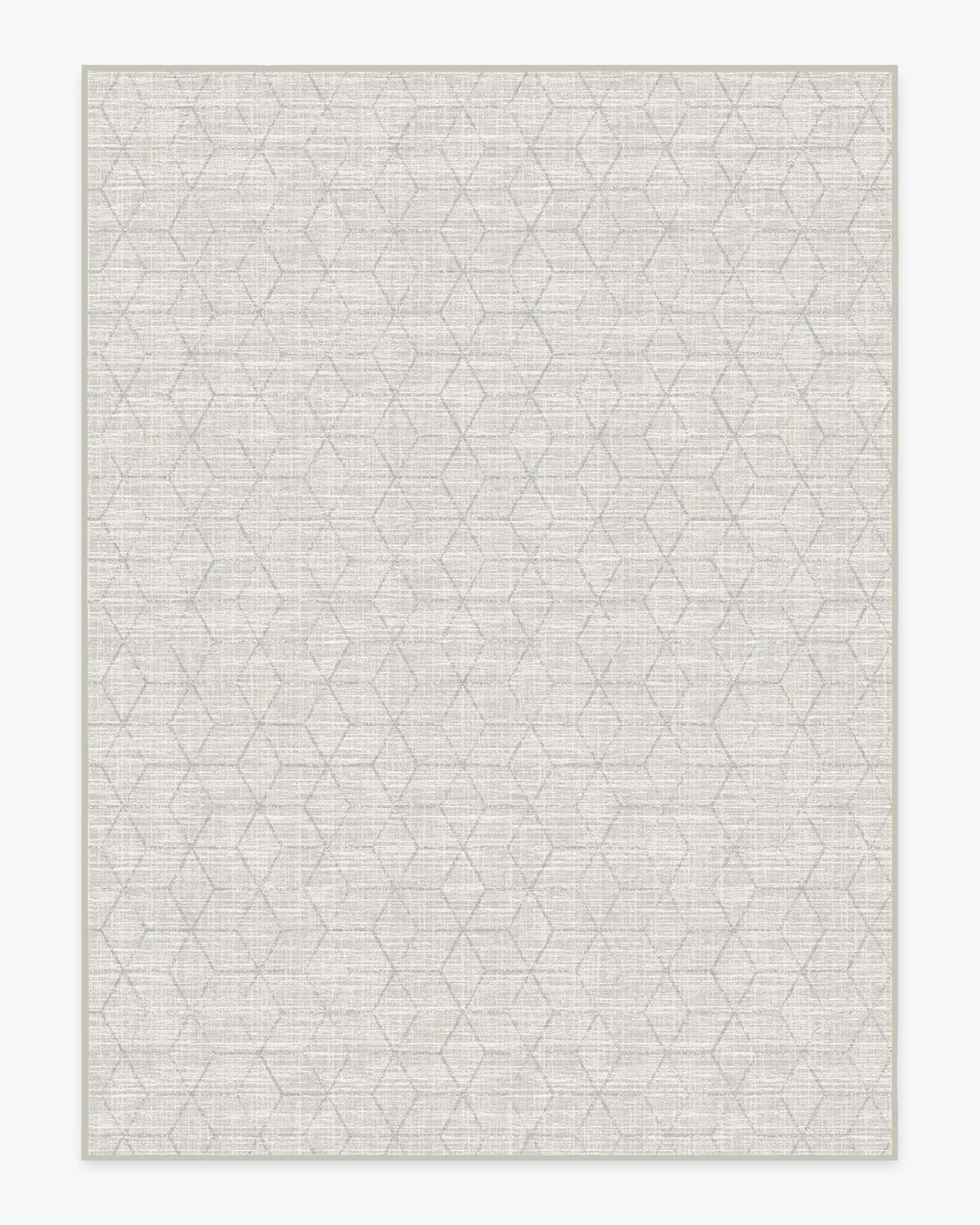 Extra Large Area Rug Machine Washable - Cream, Chenille