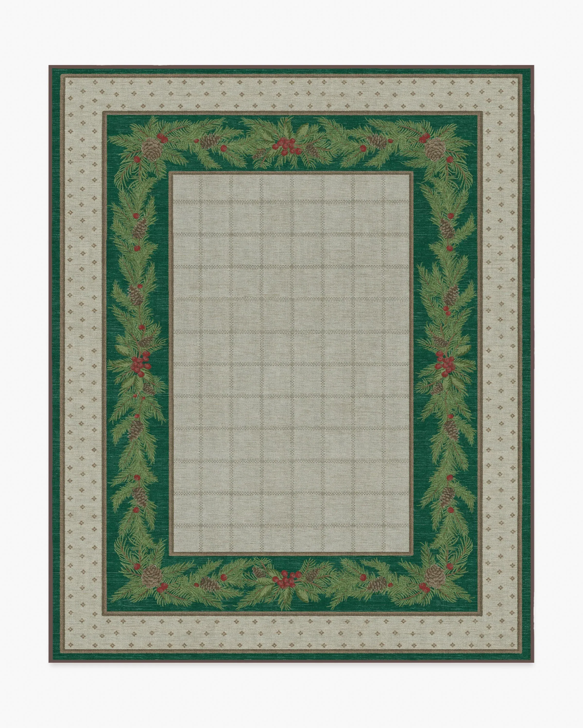 Extra Large Area Rug Machine Washable - Green