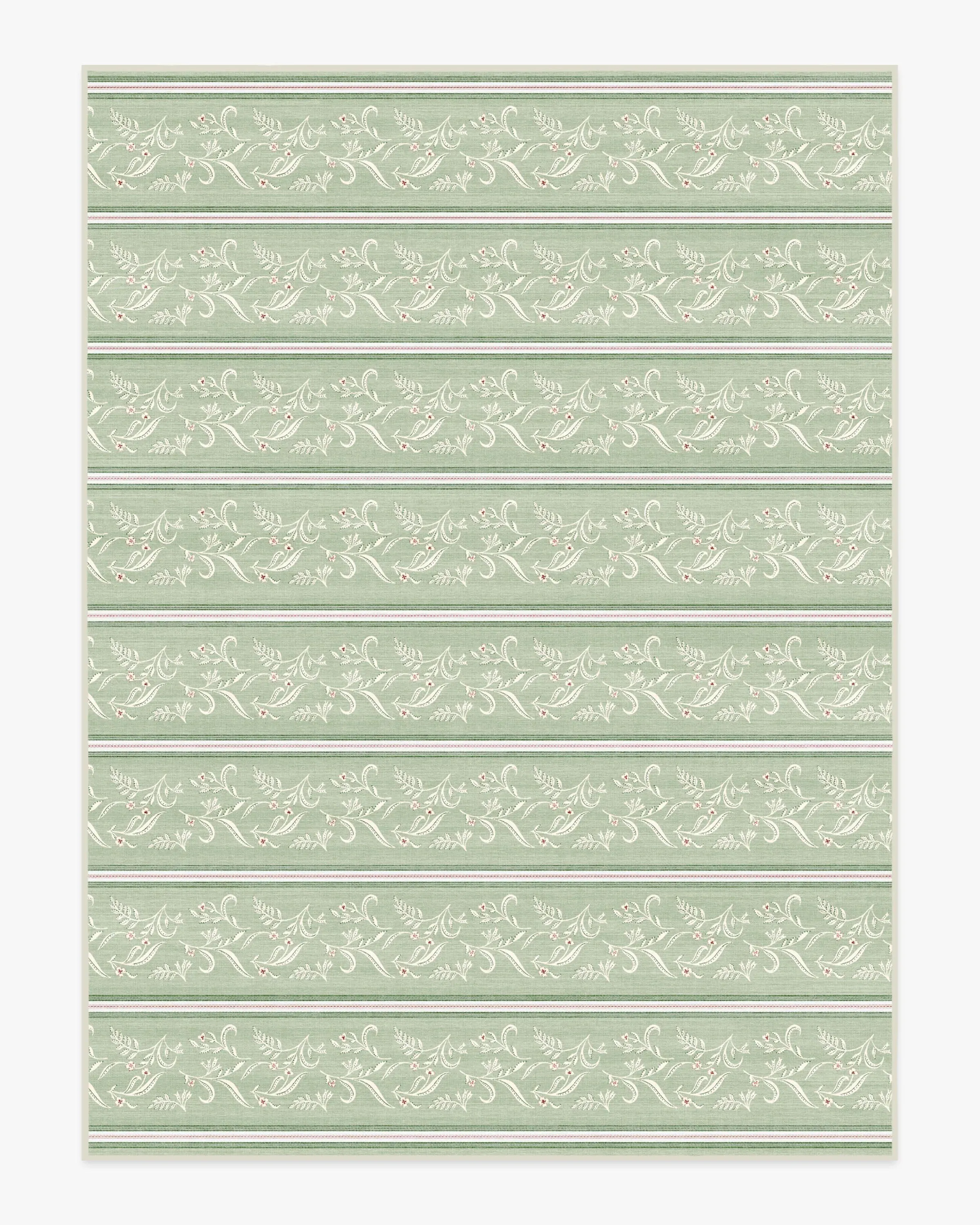 Extra Large Area Rug Machine Washable - Green