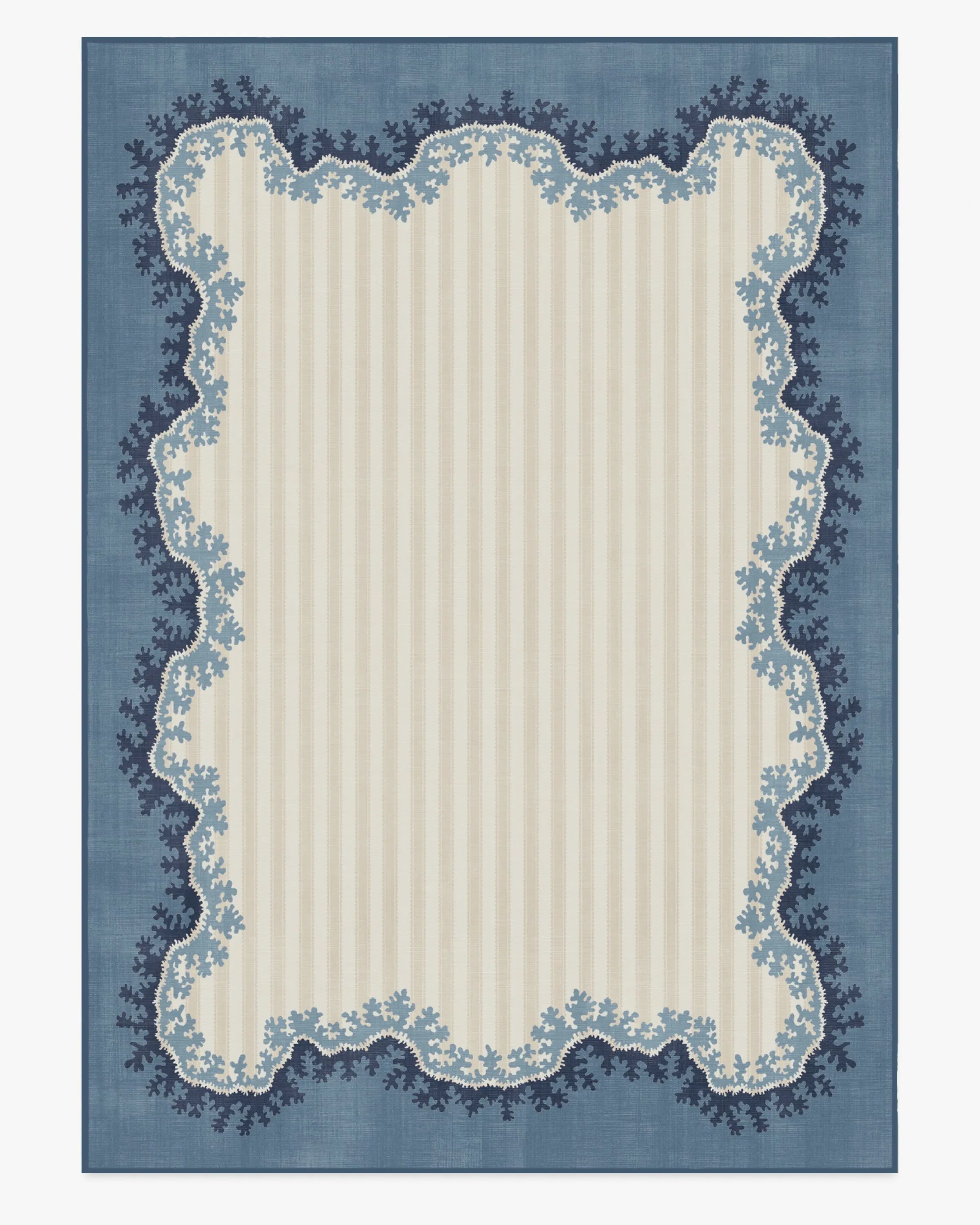 Extra Large Area Rug Machine Washable - Indigo