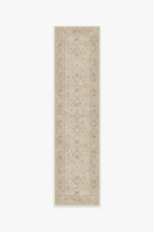 Extra Large Area Rug Machine Washable - Ivory, Chenille
