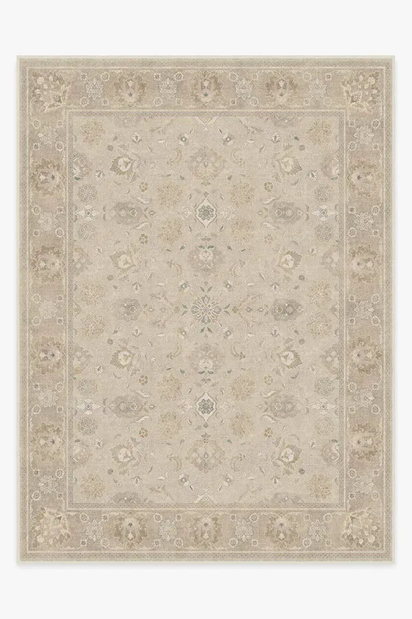 Extra Large Area Rug Machine Washable - Ivory, Chenille