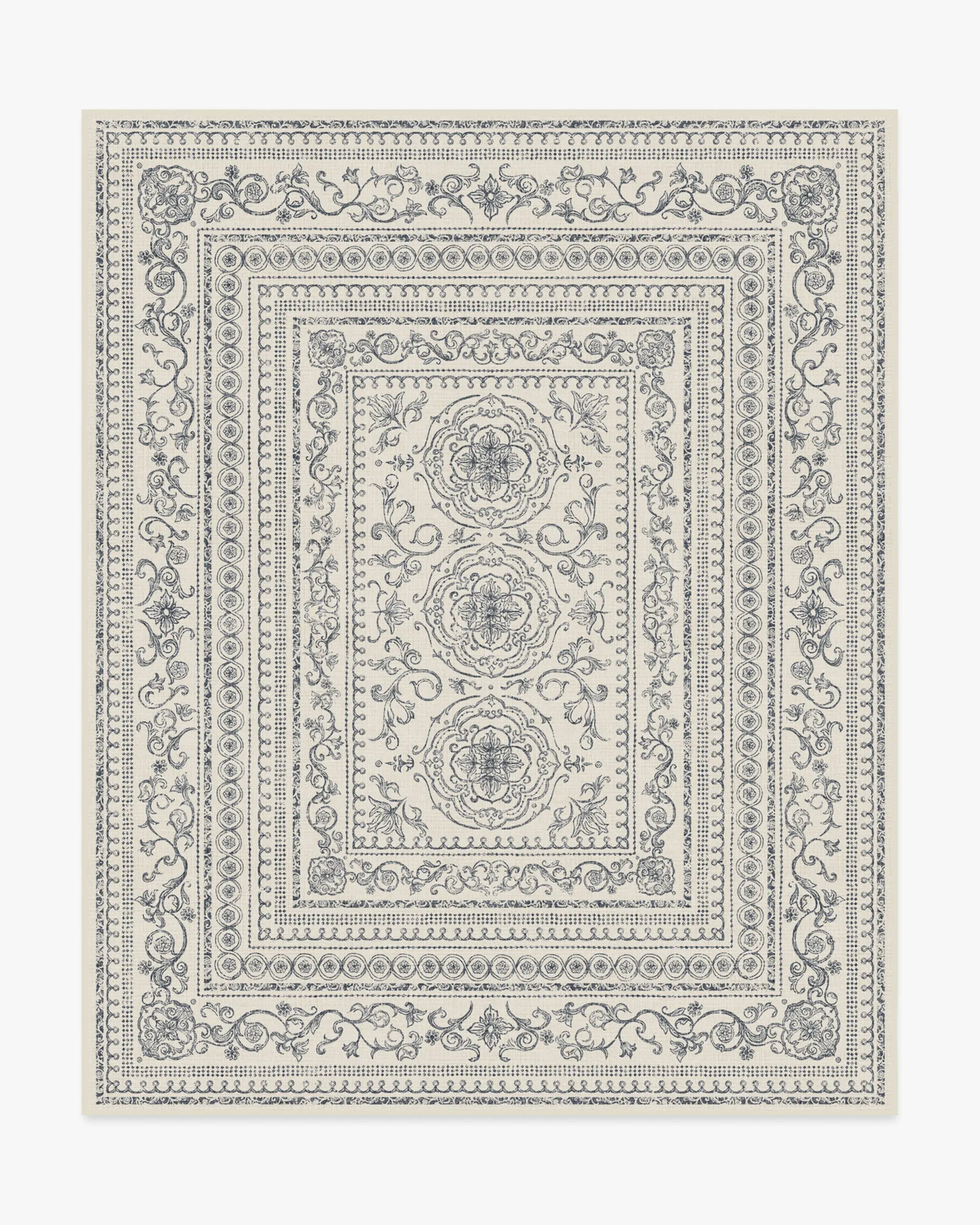 Extra Large Area Rug Machine Washable - Ivory