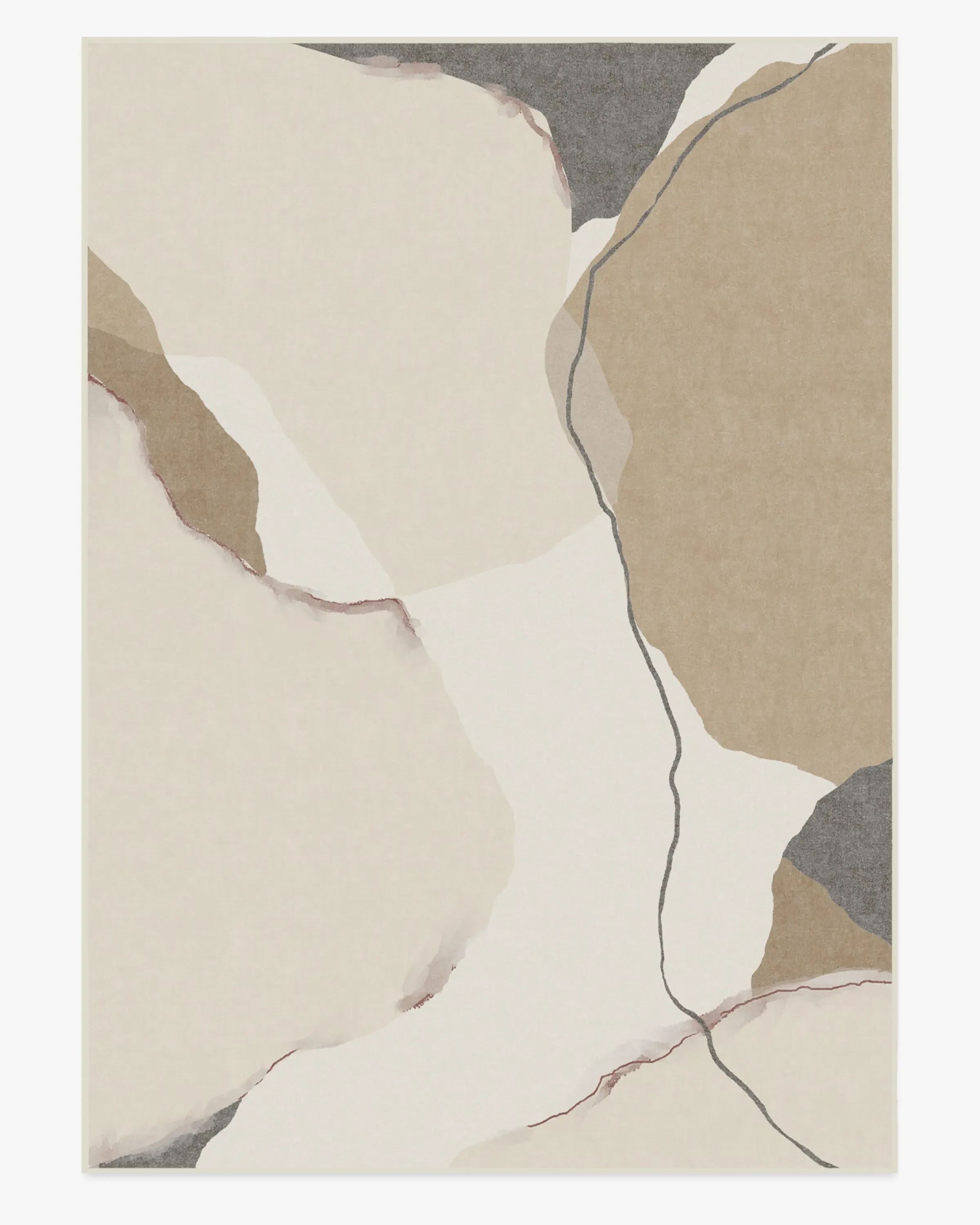 Extra Large Area Rug Machine Washable - Ivory