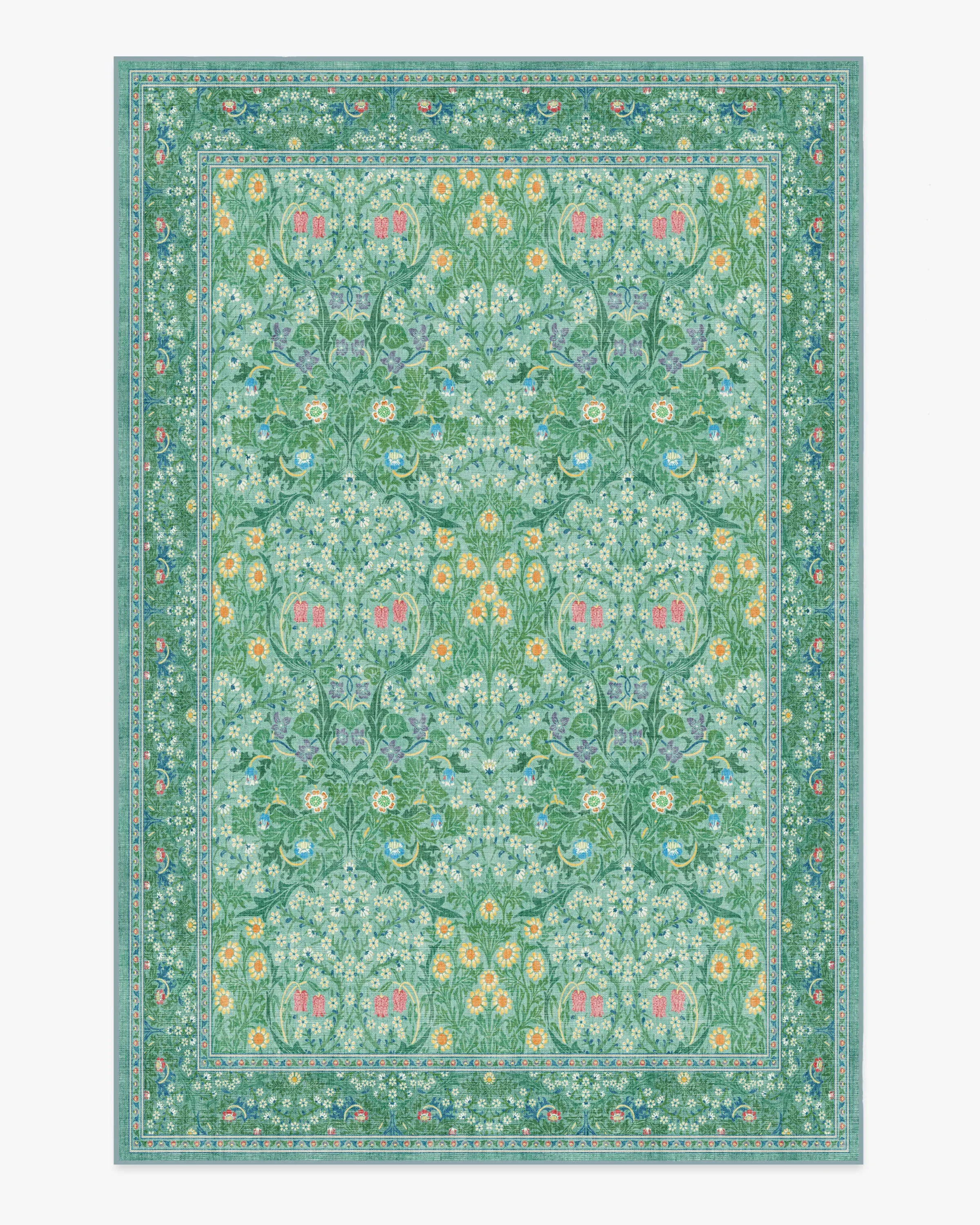 Extra Large Area Rug Machine Washable - Jade