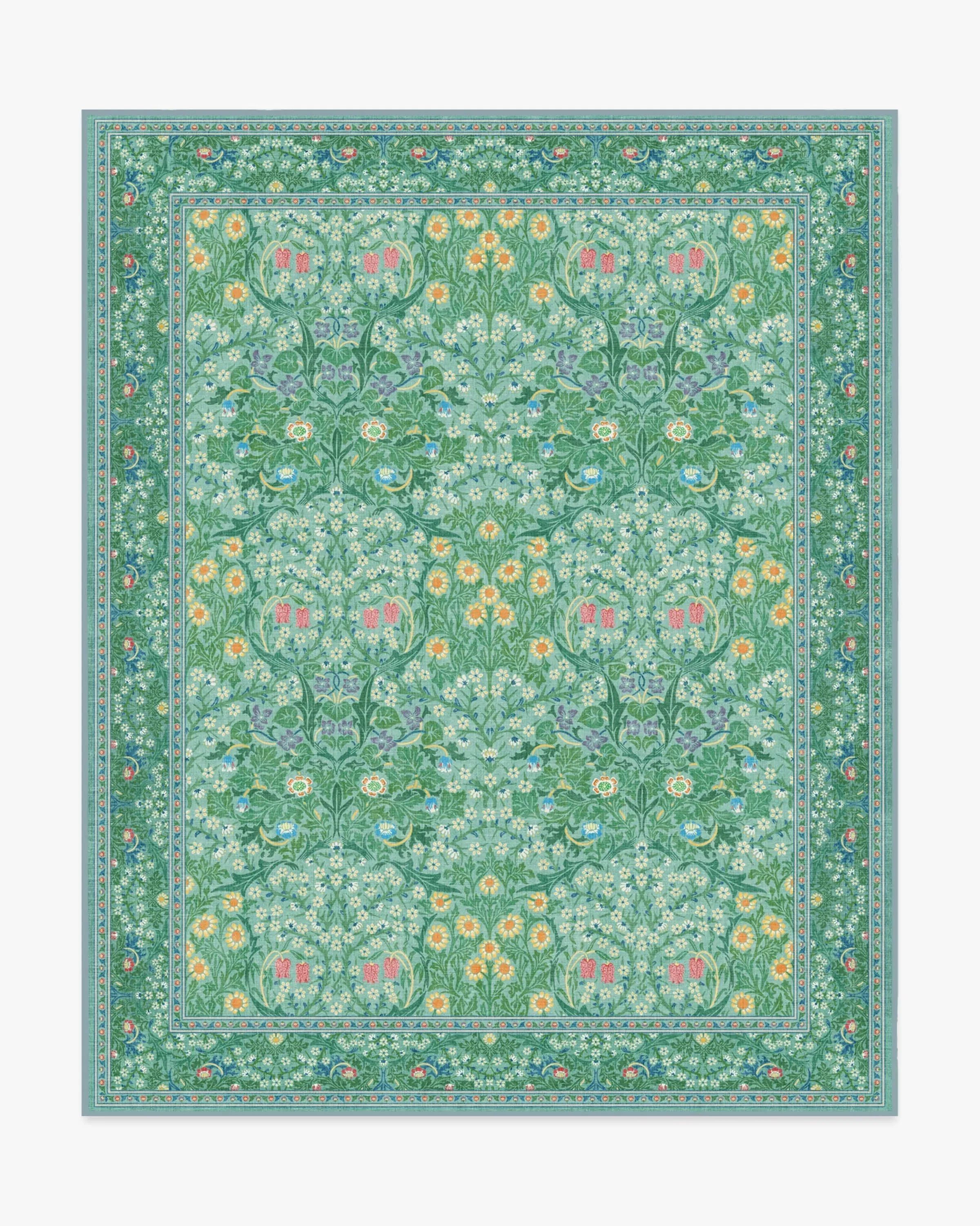 Extra Large Area Rug Machine Washable - Jade