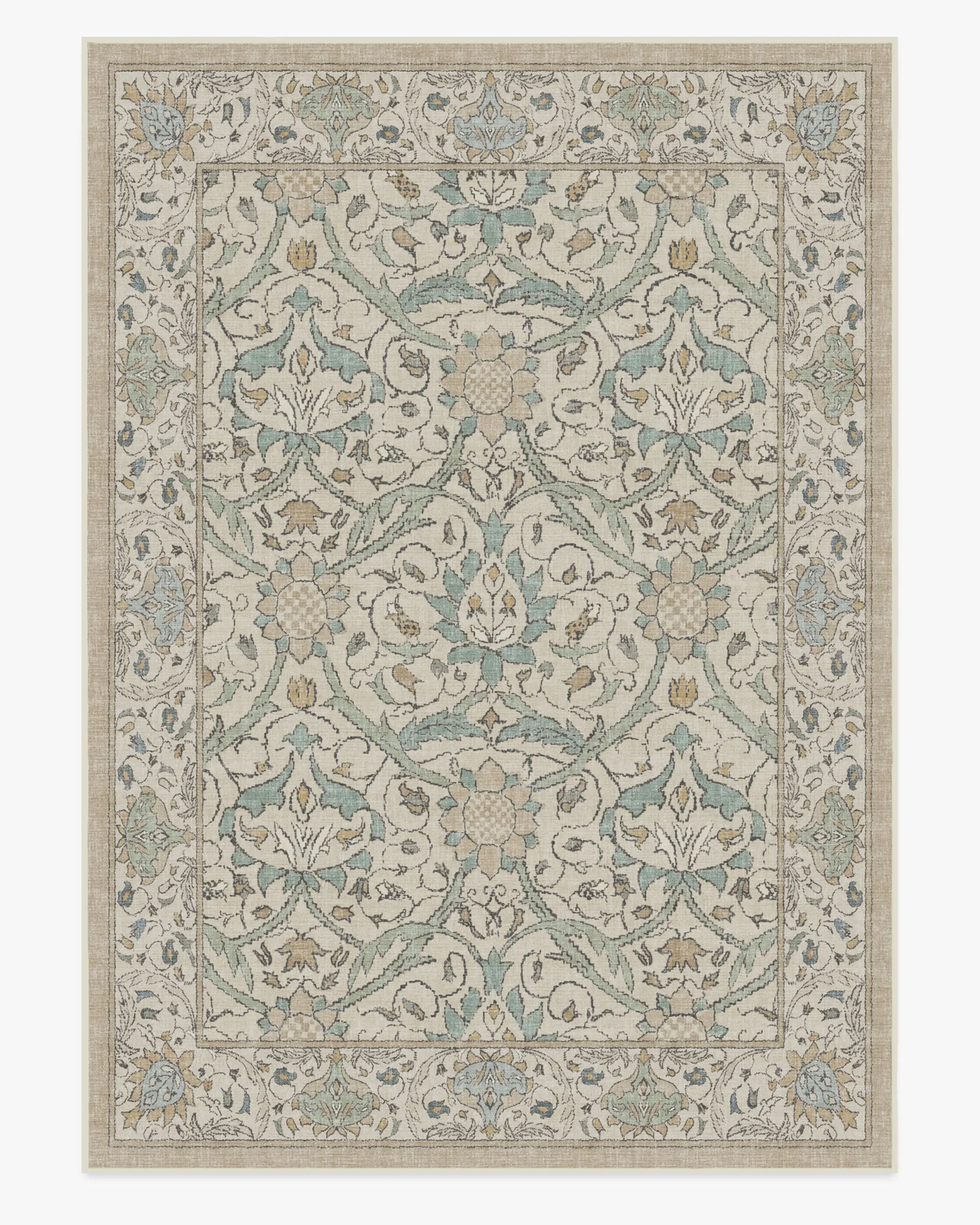 Extra Large Area Rug Machine Washable - Jade