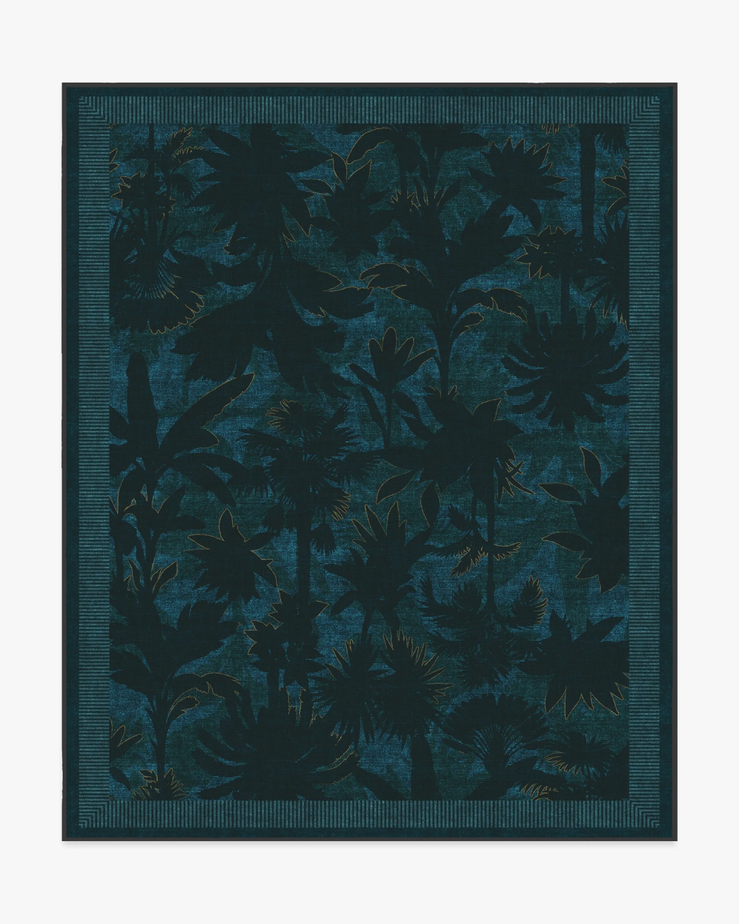 Extra Large Area Rug Machine Washable - Midnight