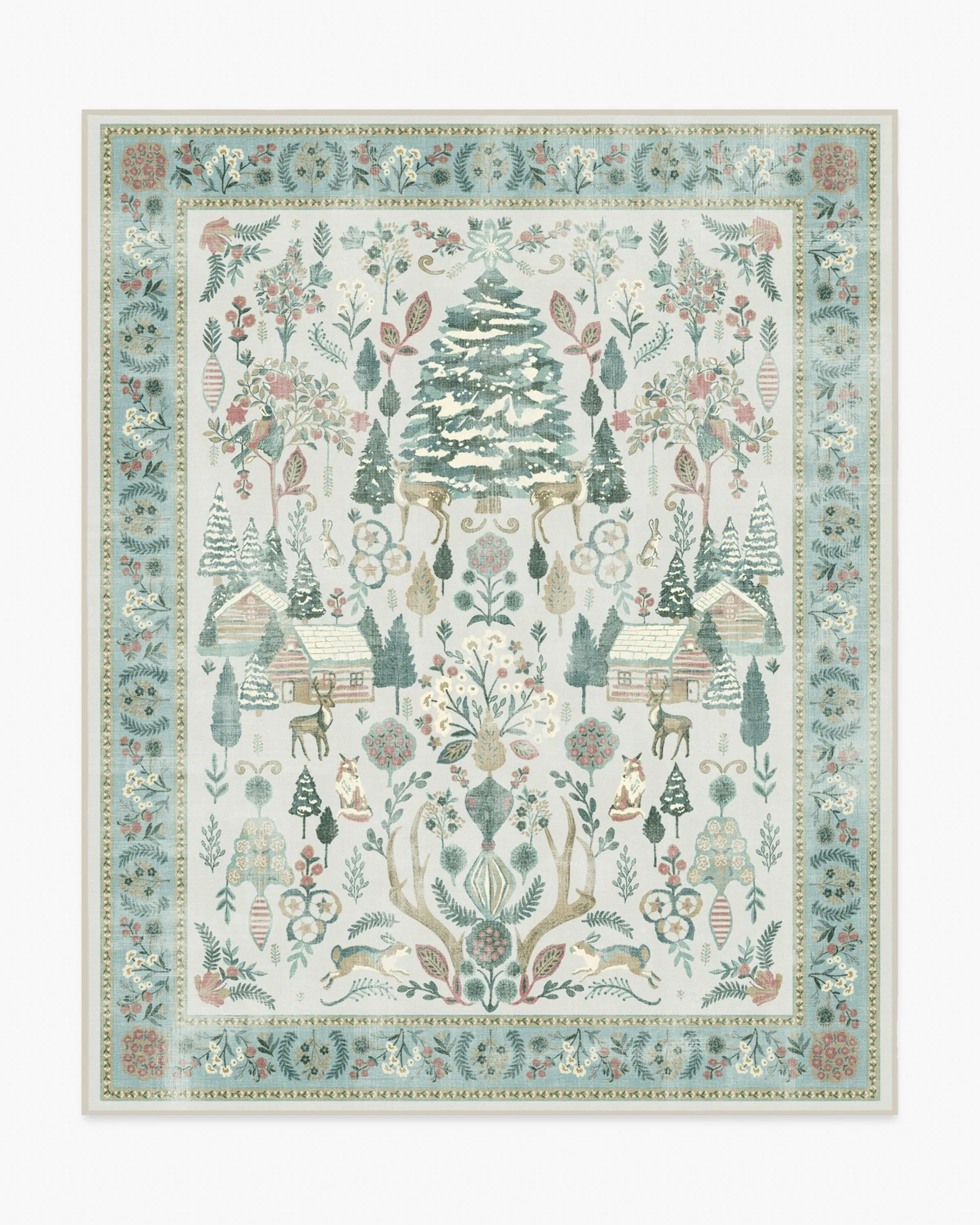 Extra Large Area Rug Machine Washable - Multi