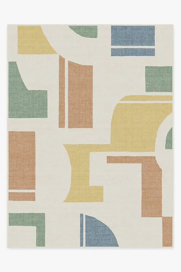Extra Large Area Rug Machine Washable - Multicolor