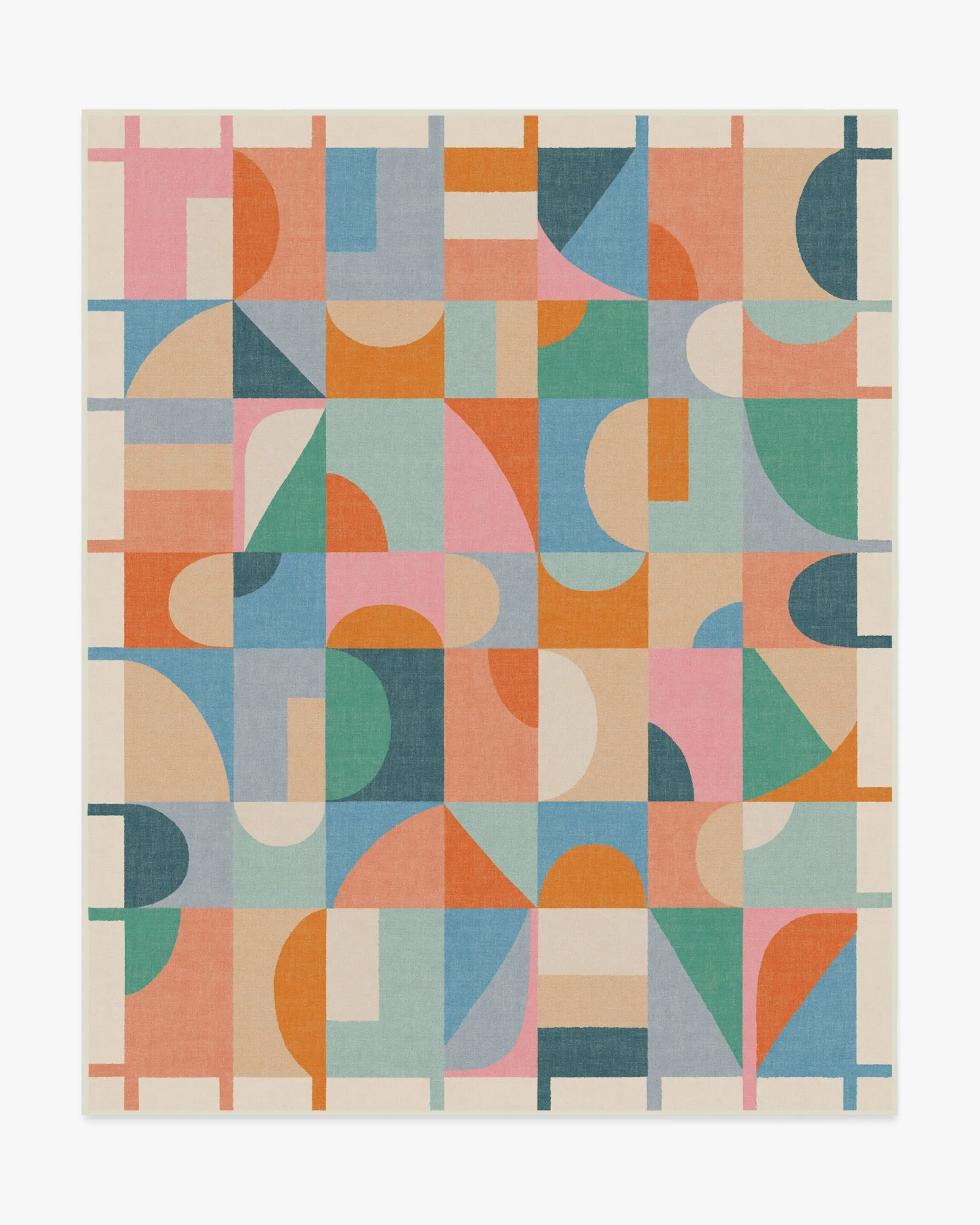 Extra Large Area Rug Machine Washable - Multicolour