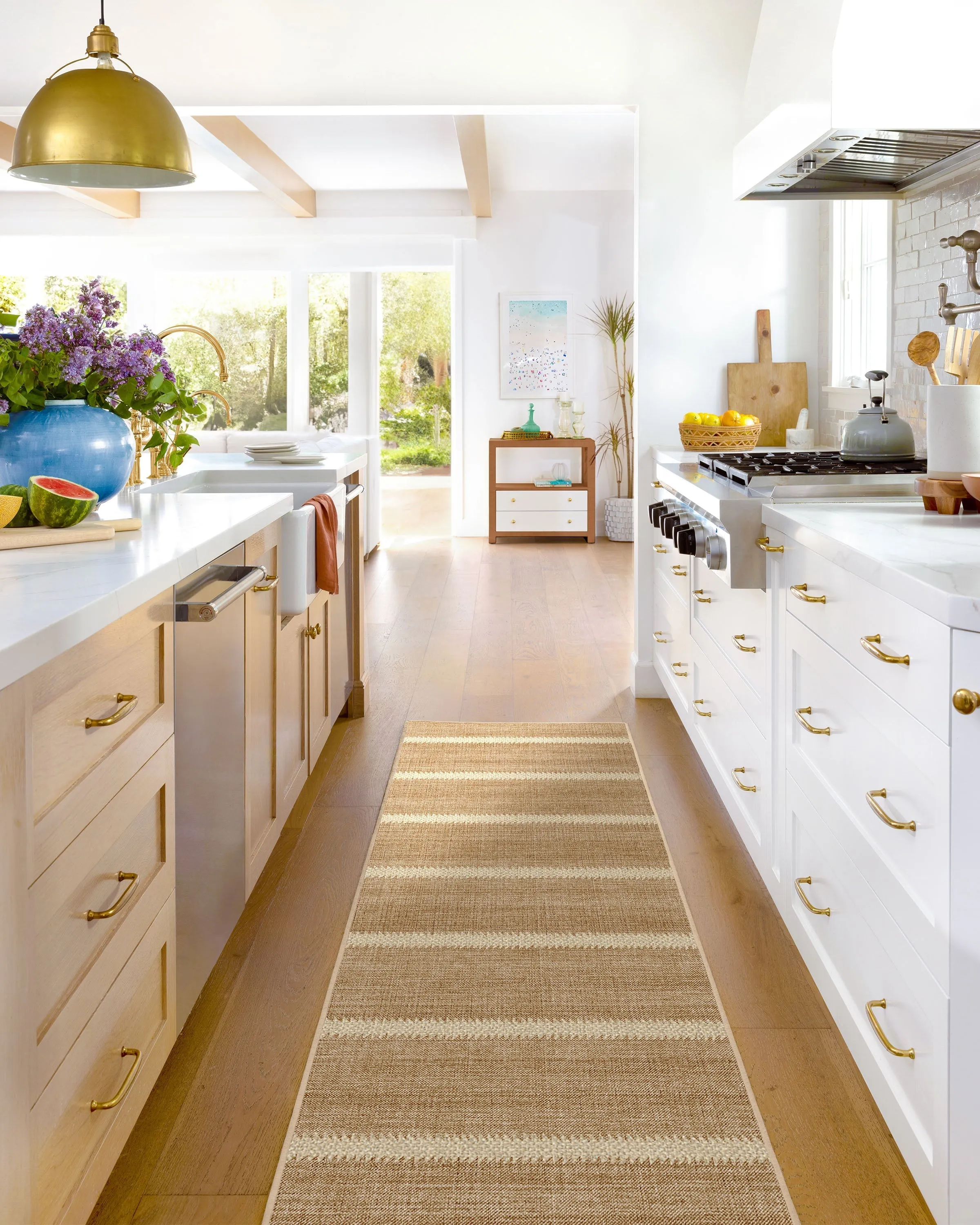 Extra Large Area Rug Machine Washable - Natural