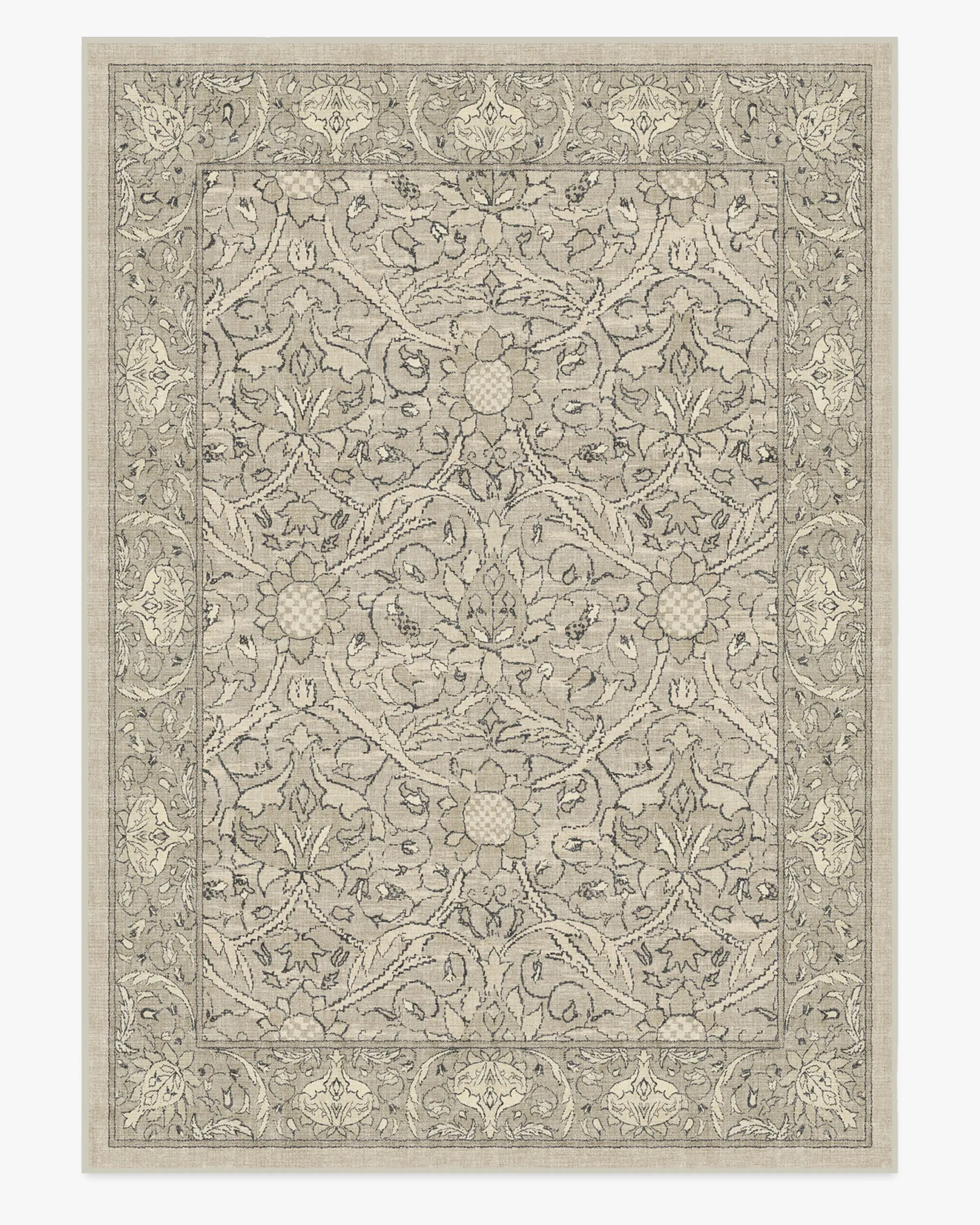 Extra Large Area Rug Machine Washable - Natural Stone