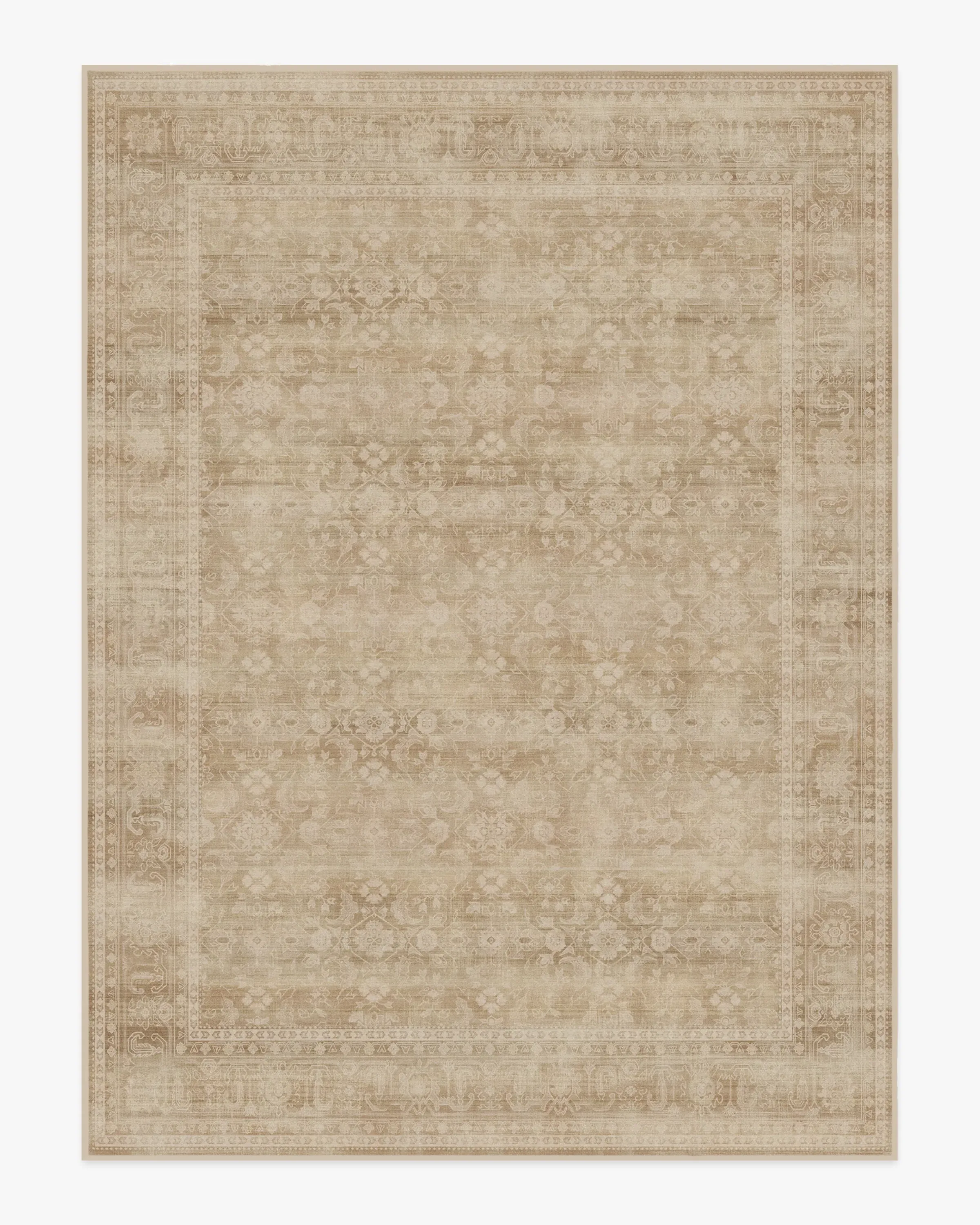 Extra Large Area Rug Machine Washable - Natural