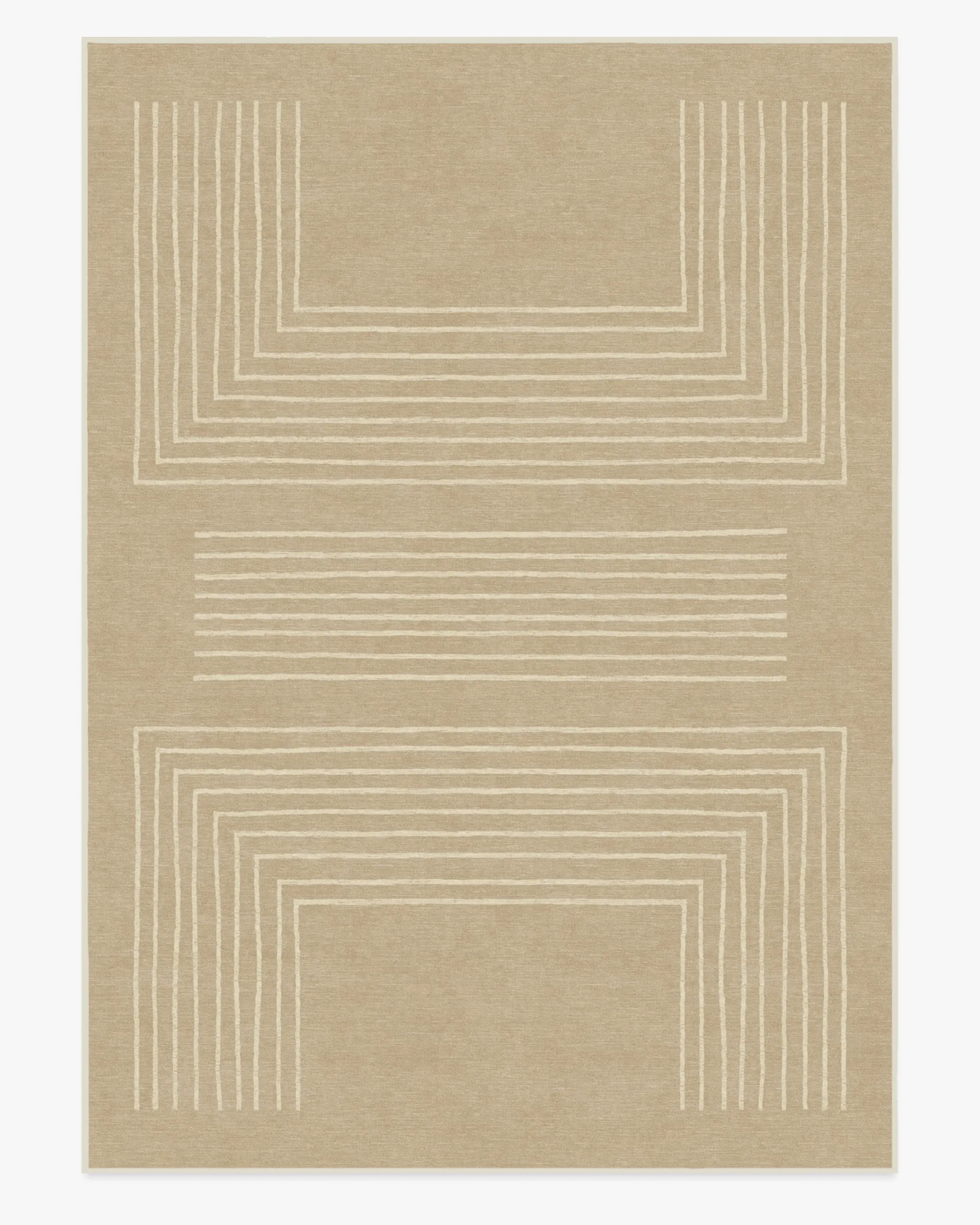 Extra Large Area Rug Machine Washable - Natural
