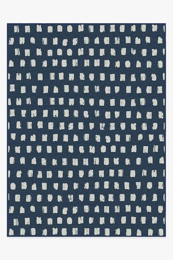 Extra Large Area Rug Machine Washable - Navy