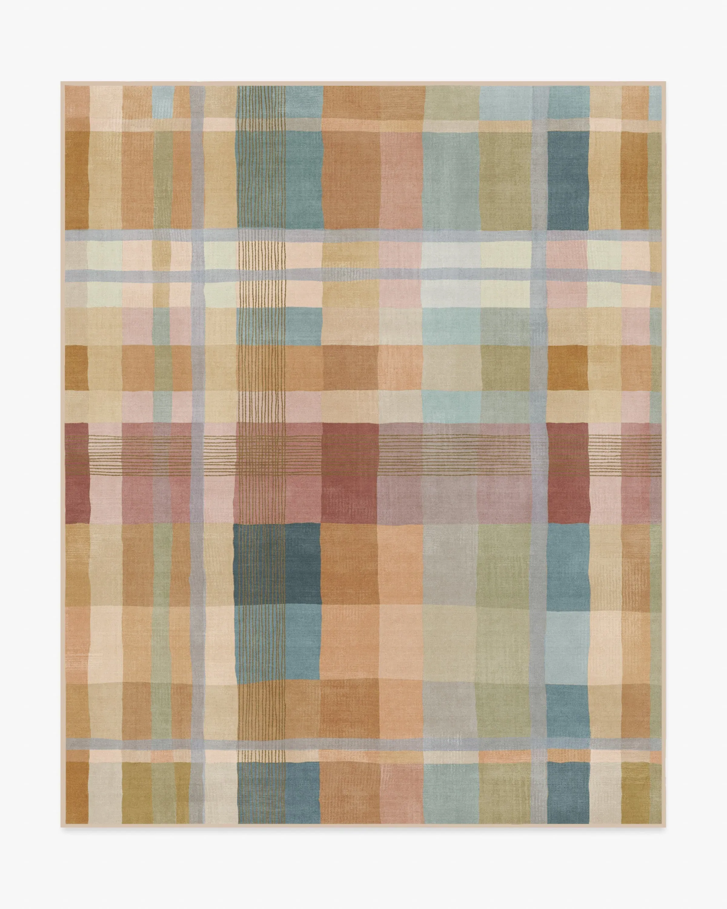 Extra Large Area Rug Machine Washable - Ochre