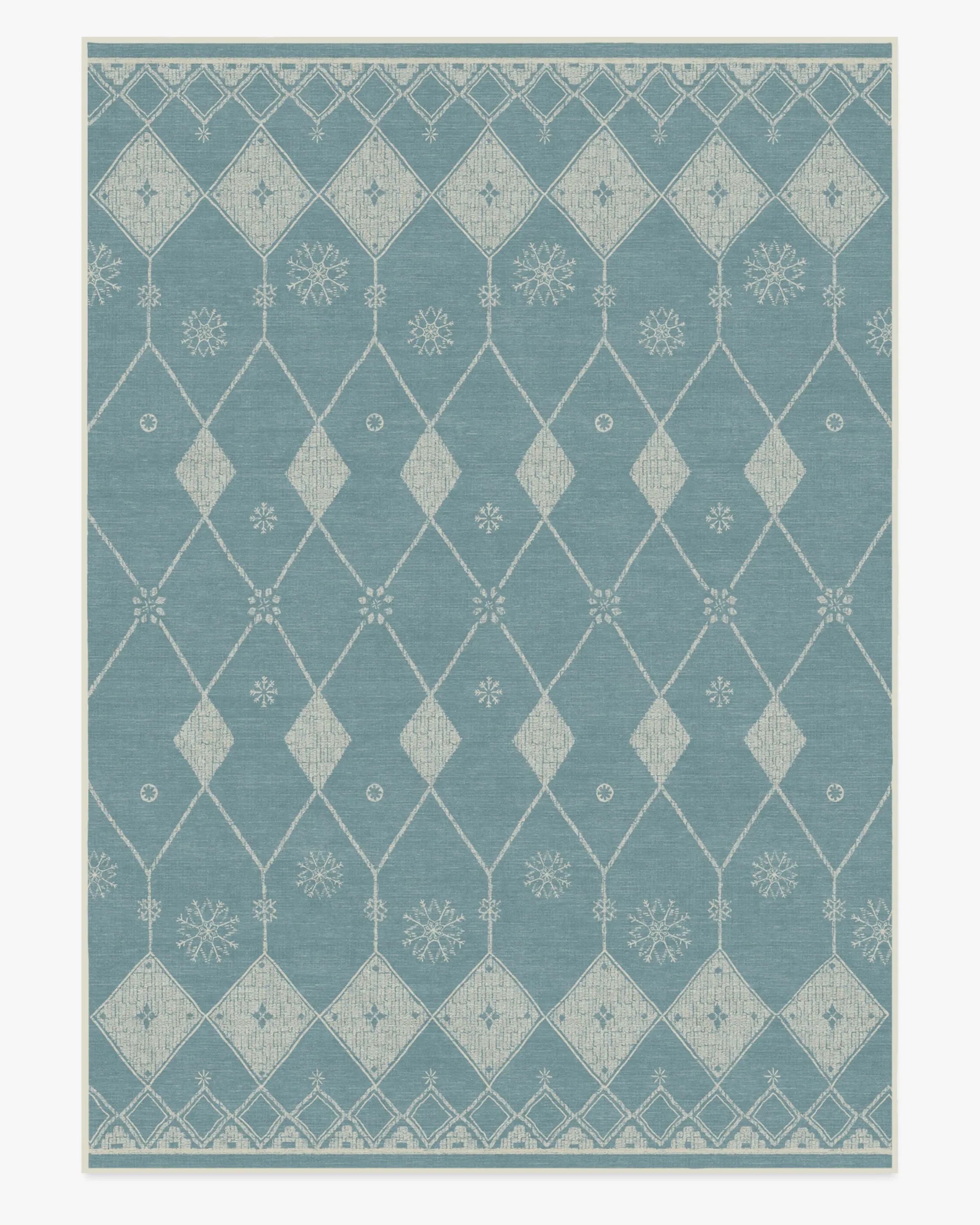 Extra Large Area Rug Machine Washable - Pale Blue