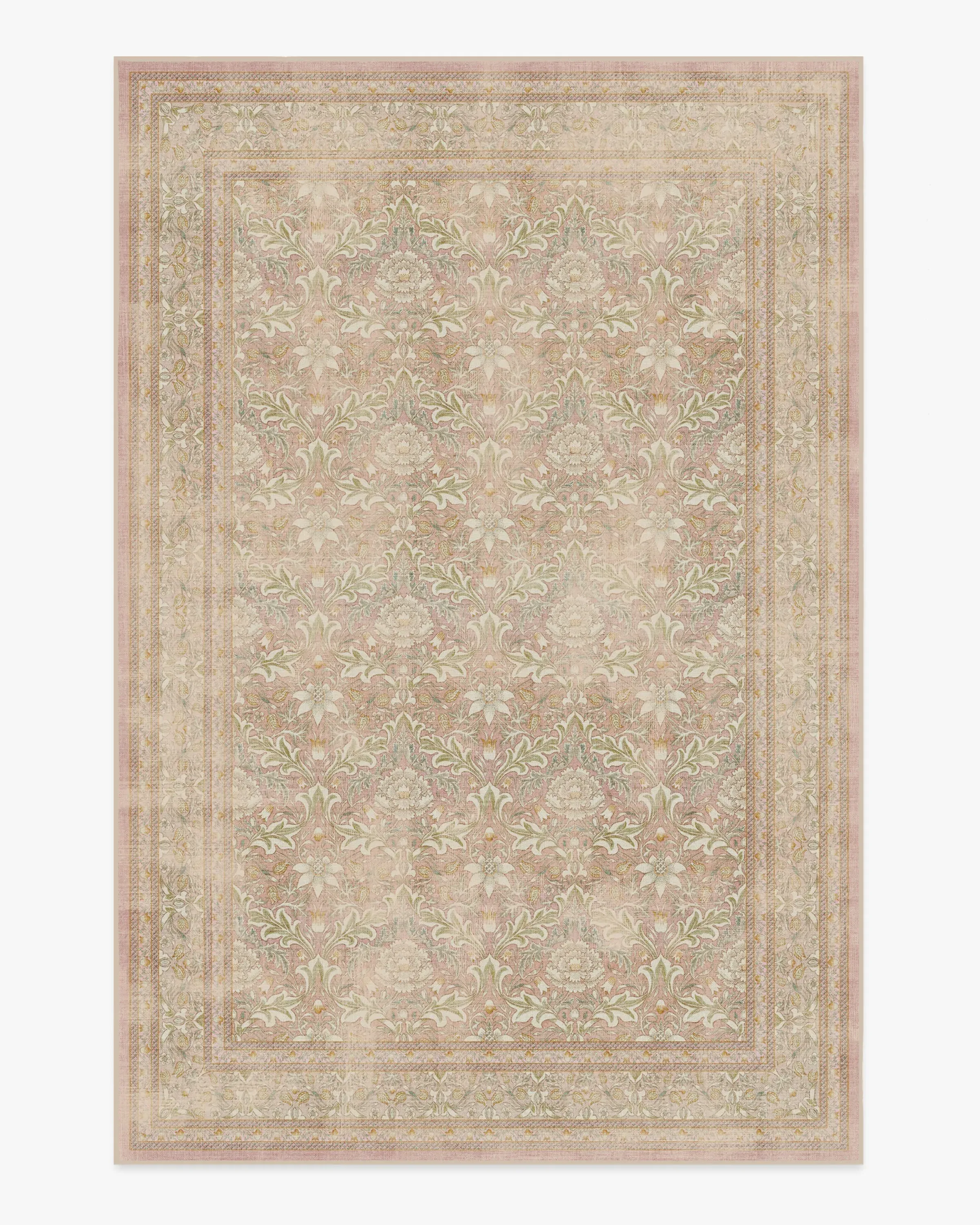 Extra Large Area Rug Machine Washable - Pink