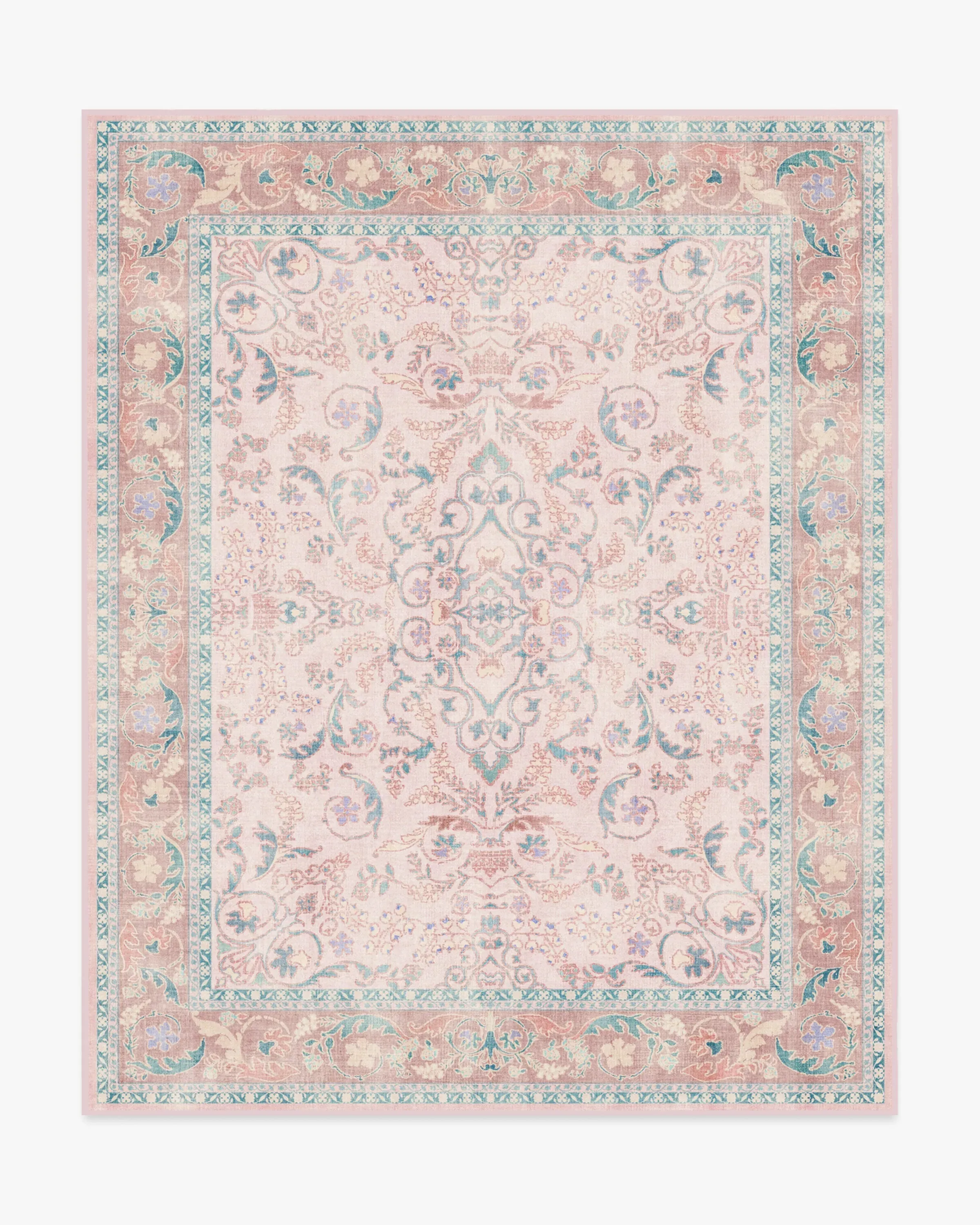 Extra Large Area Rug Machine Washable - Pink