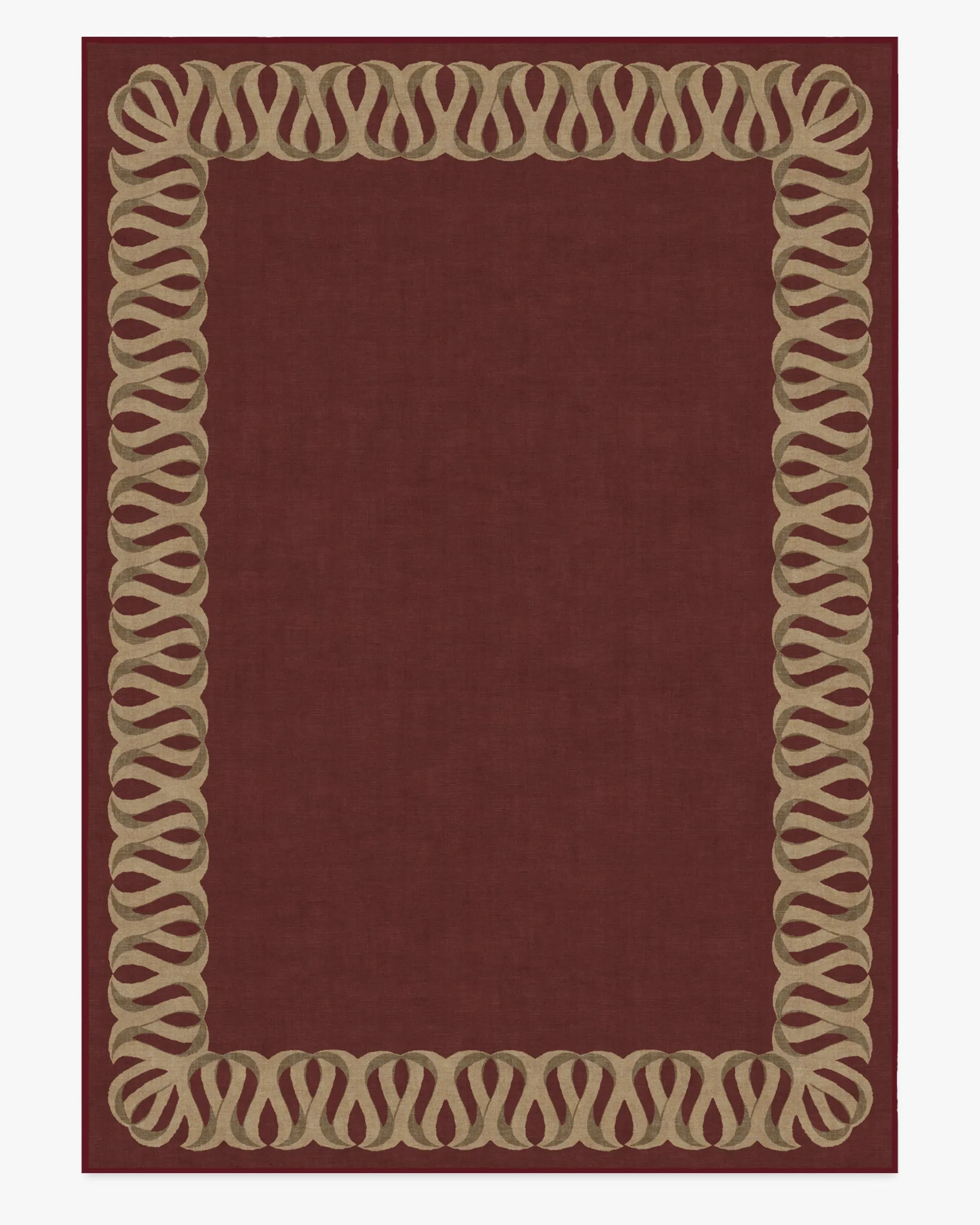 Extra Large Area Rug Machine Washable - Red