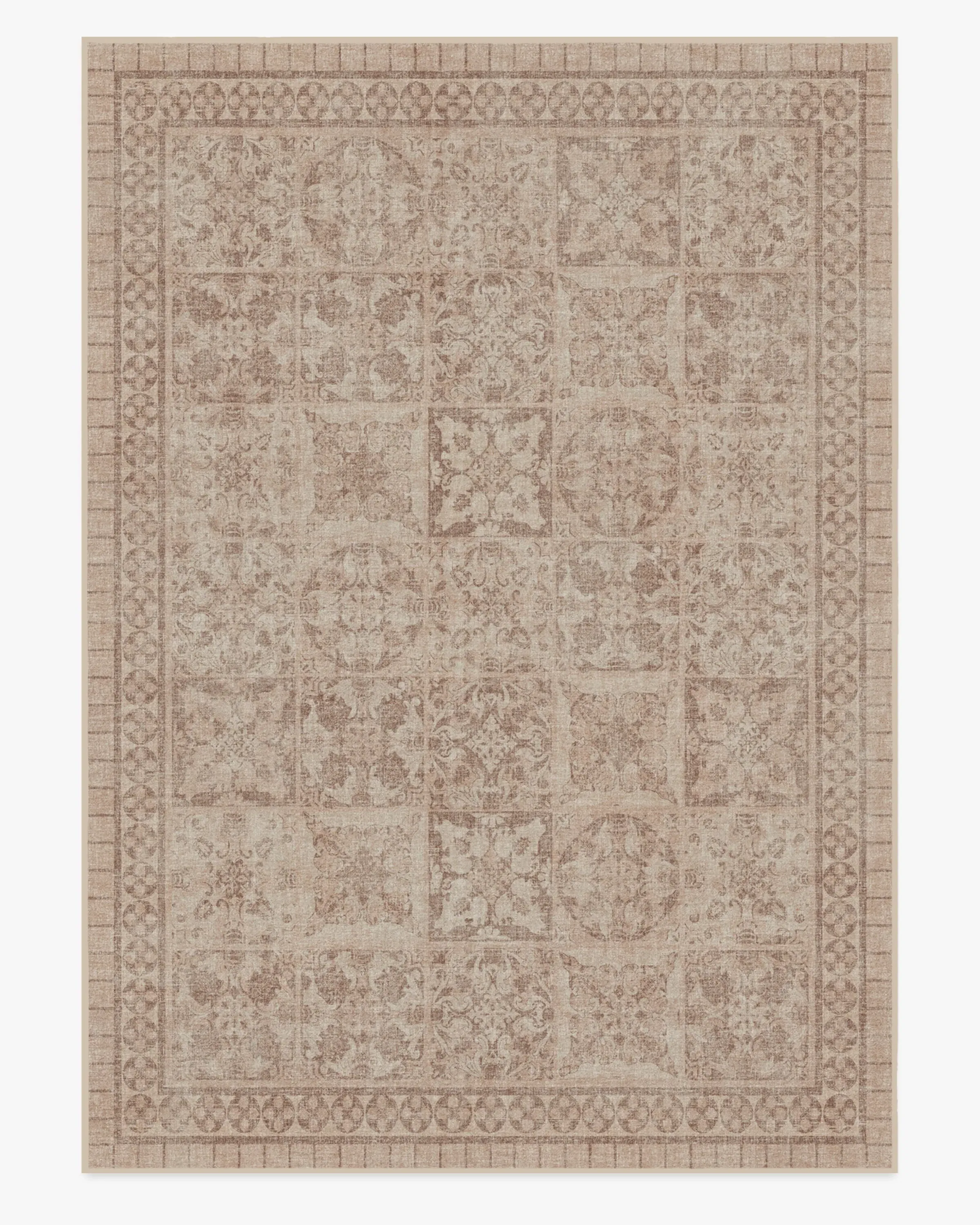 Extra Large Area Rug Machine Washable - Rose Gold