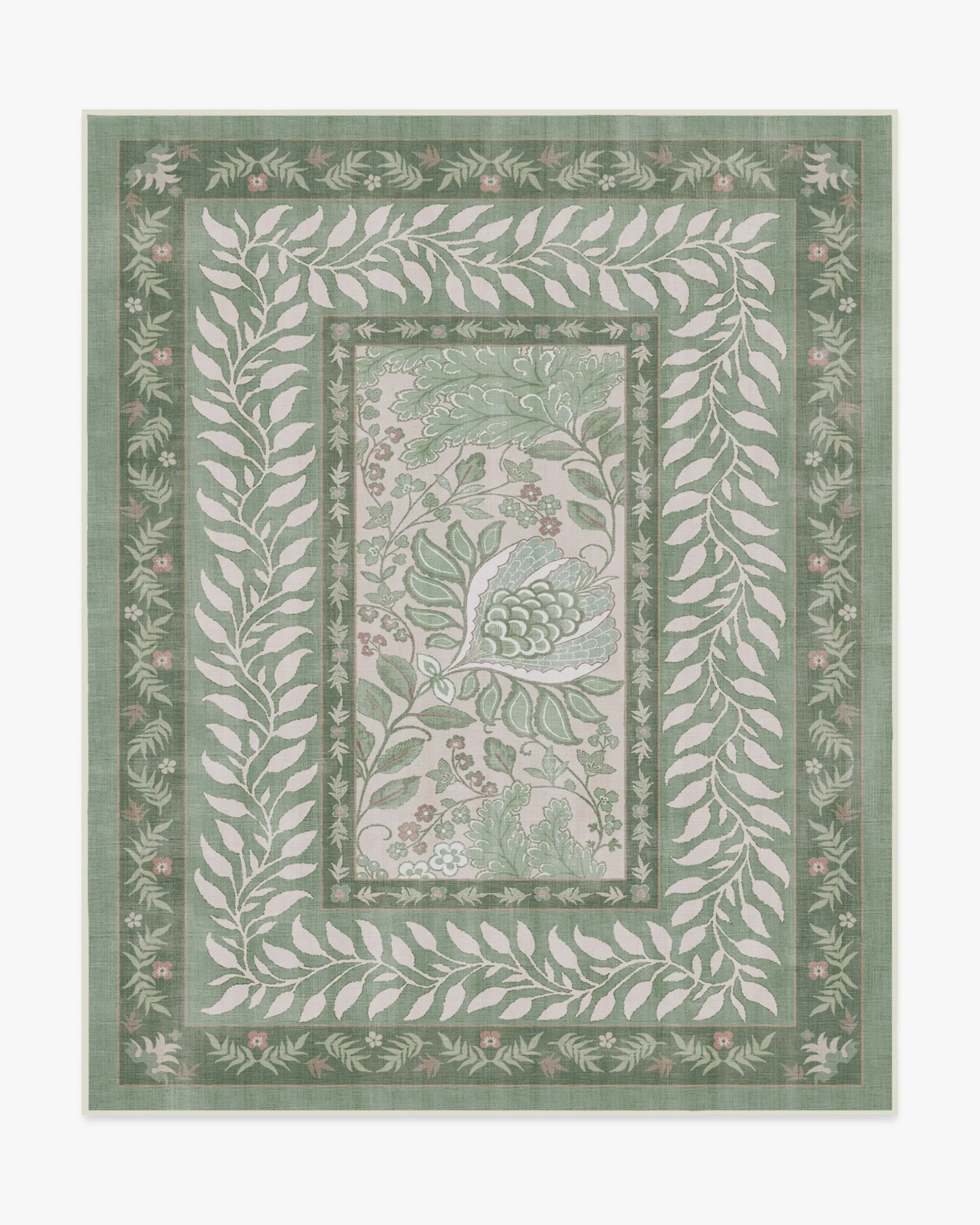 Extra Large Area Rug Machine Washable - Sage