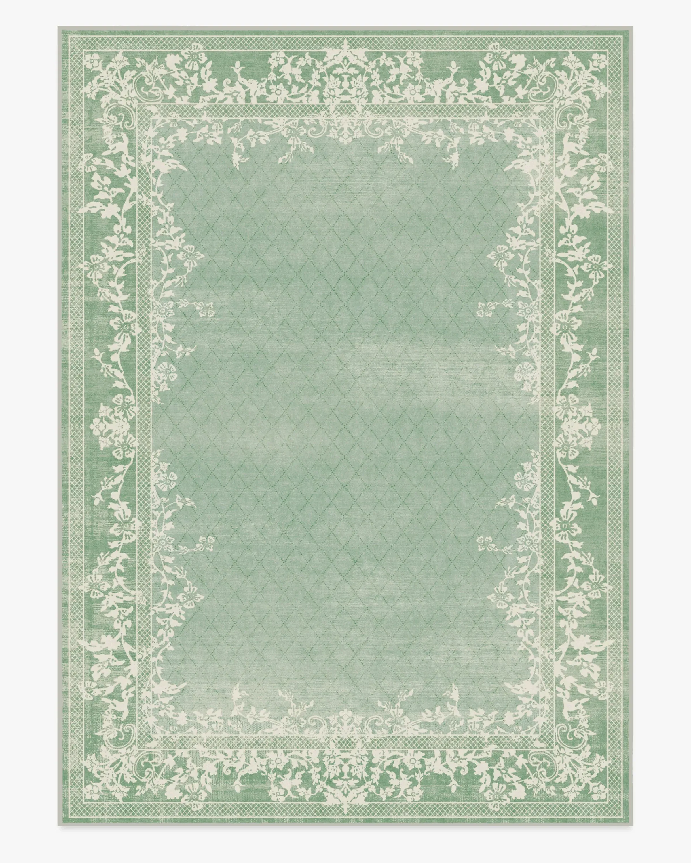Extra Large Area Rug Machine Washable - Sage