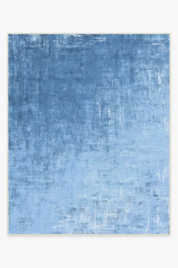 Extra Large Area Rug Machine Washable - Sky Blue