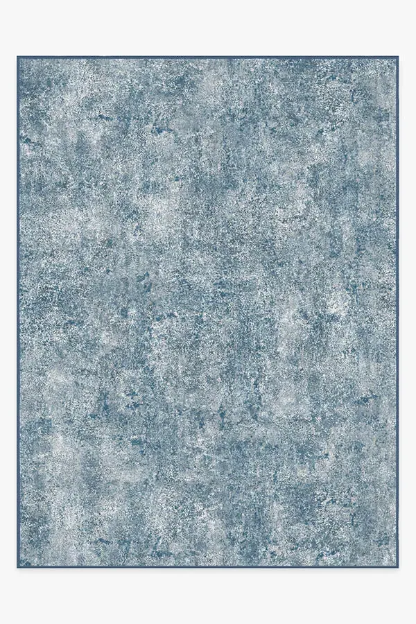 Extra Large Area Rug Machine Washable - Slate Blue