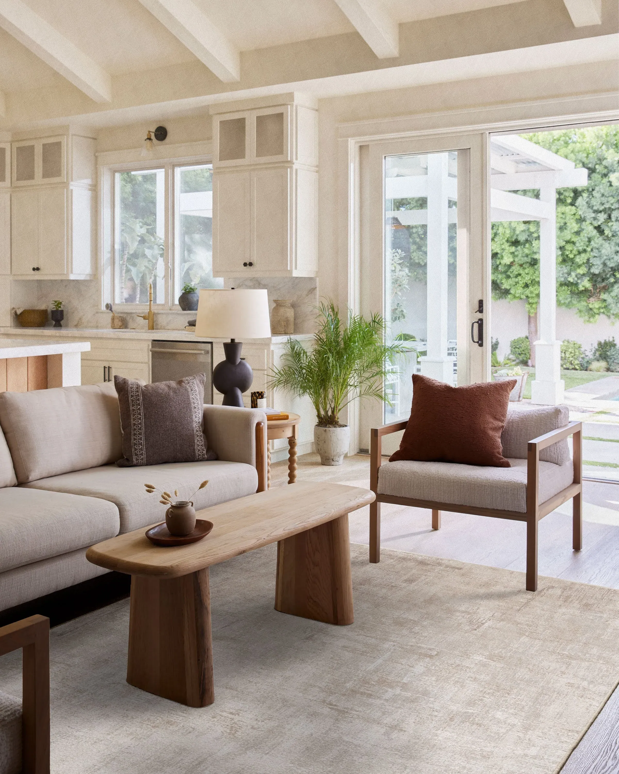 Extra Large Area Rug Machine Washable - Taupe