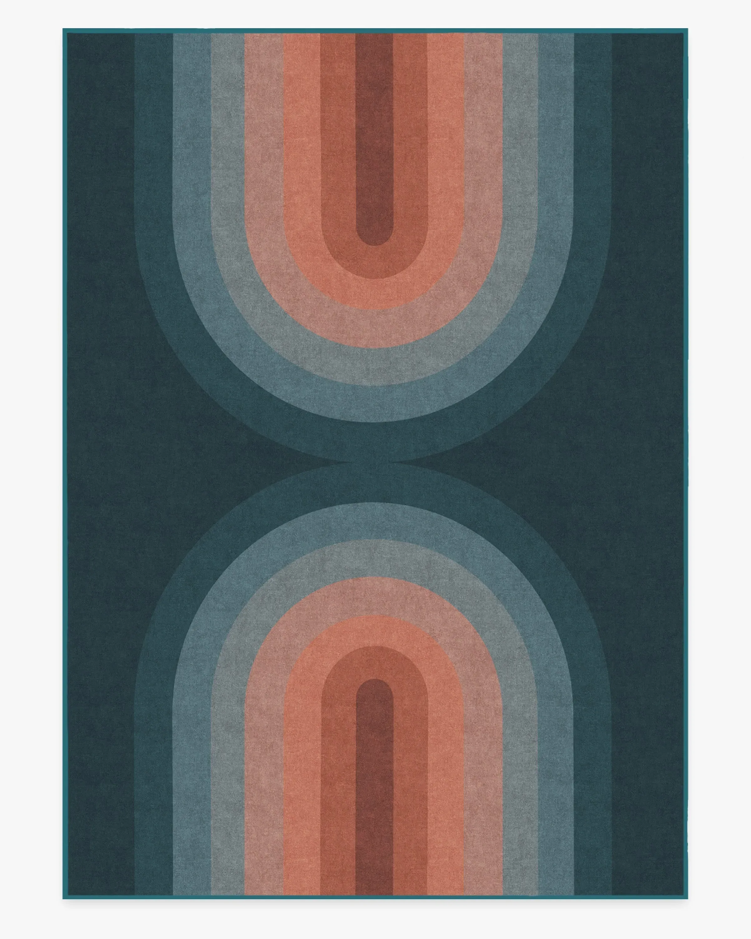 Extra Large Area Rug Machine Washable - Teal