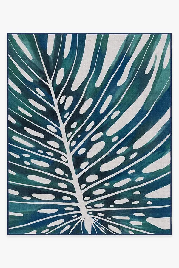 Extra Large Area Rug Machine Washable - Teal