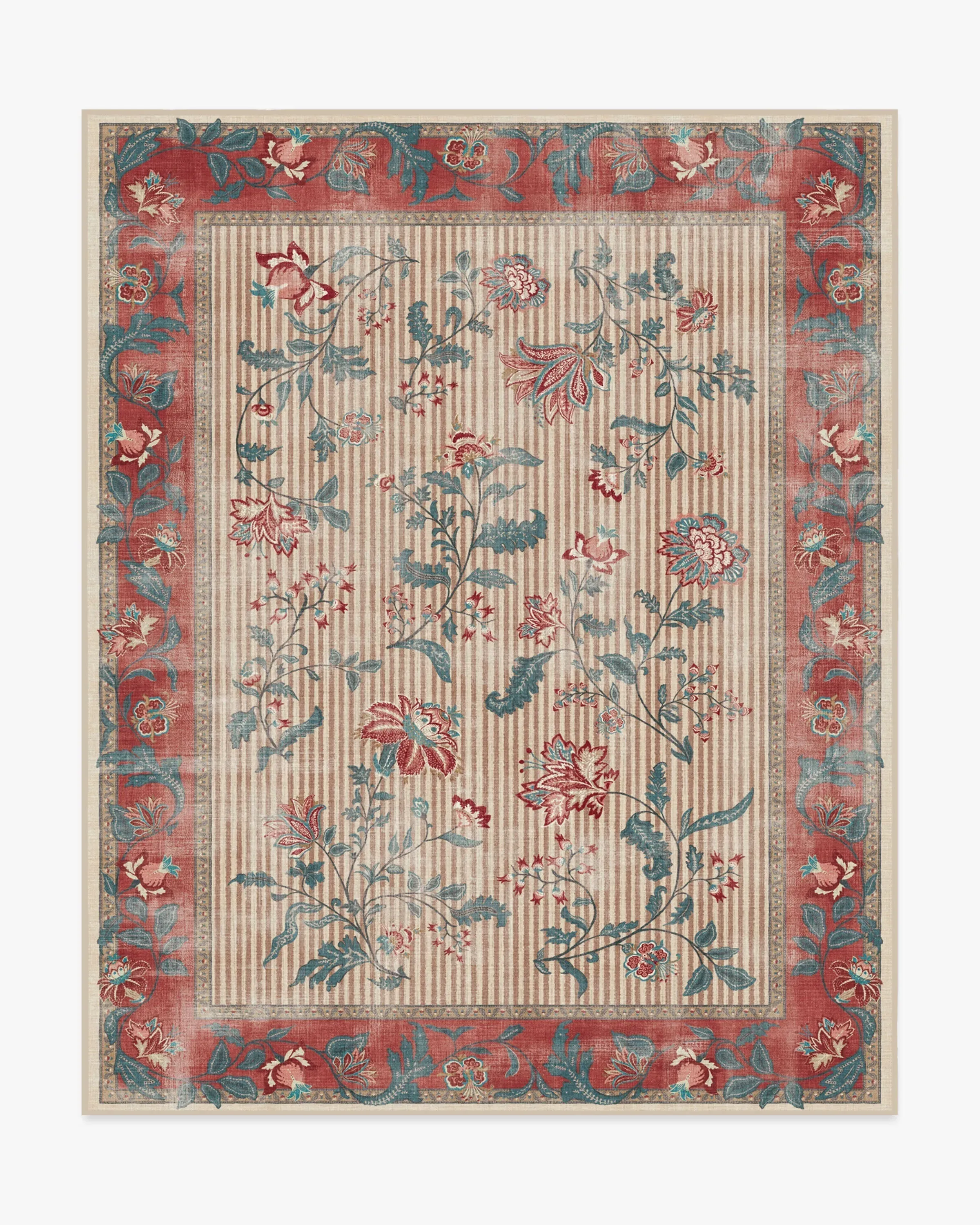 Extra Large Area Rug Machine Washable - Teal