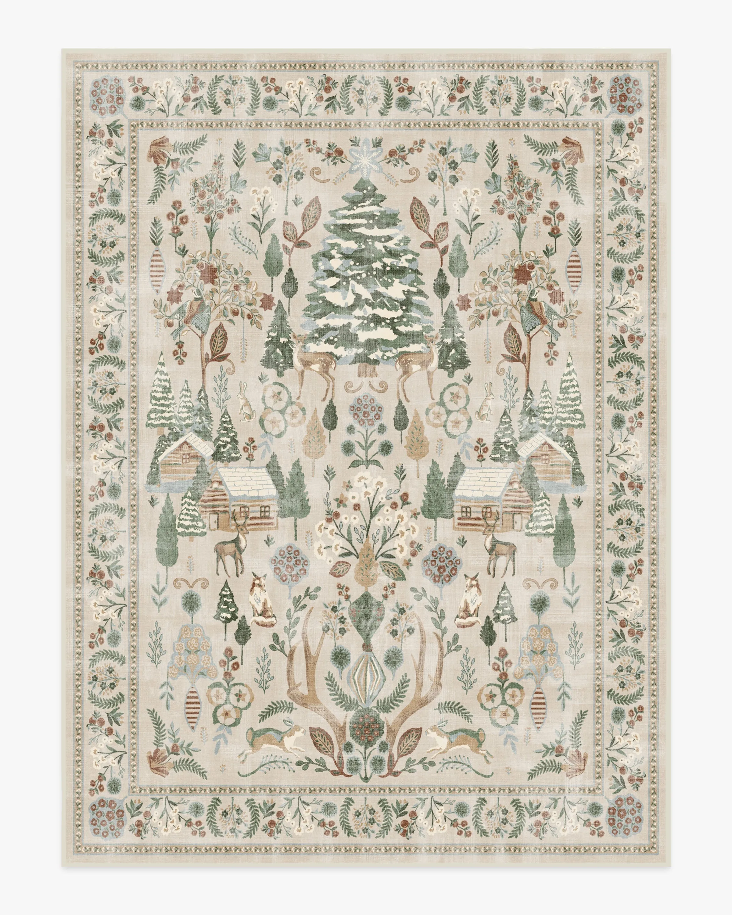Extra Large Washable Area Rug - Neutral, Tapestry