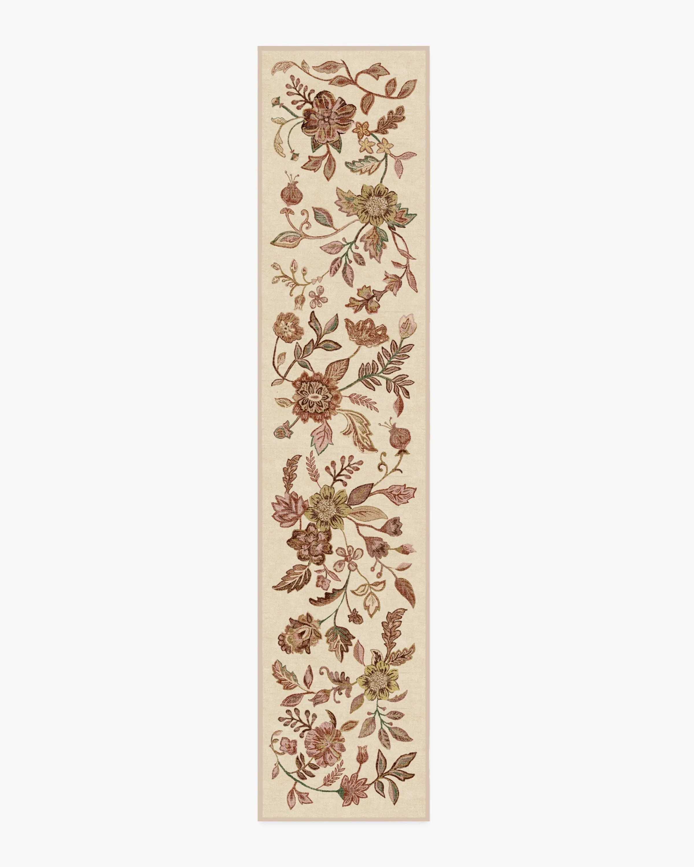 Extra Long Runner Rug Machine Washable - Burgundy