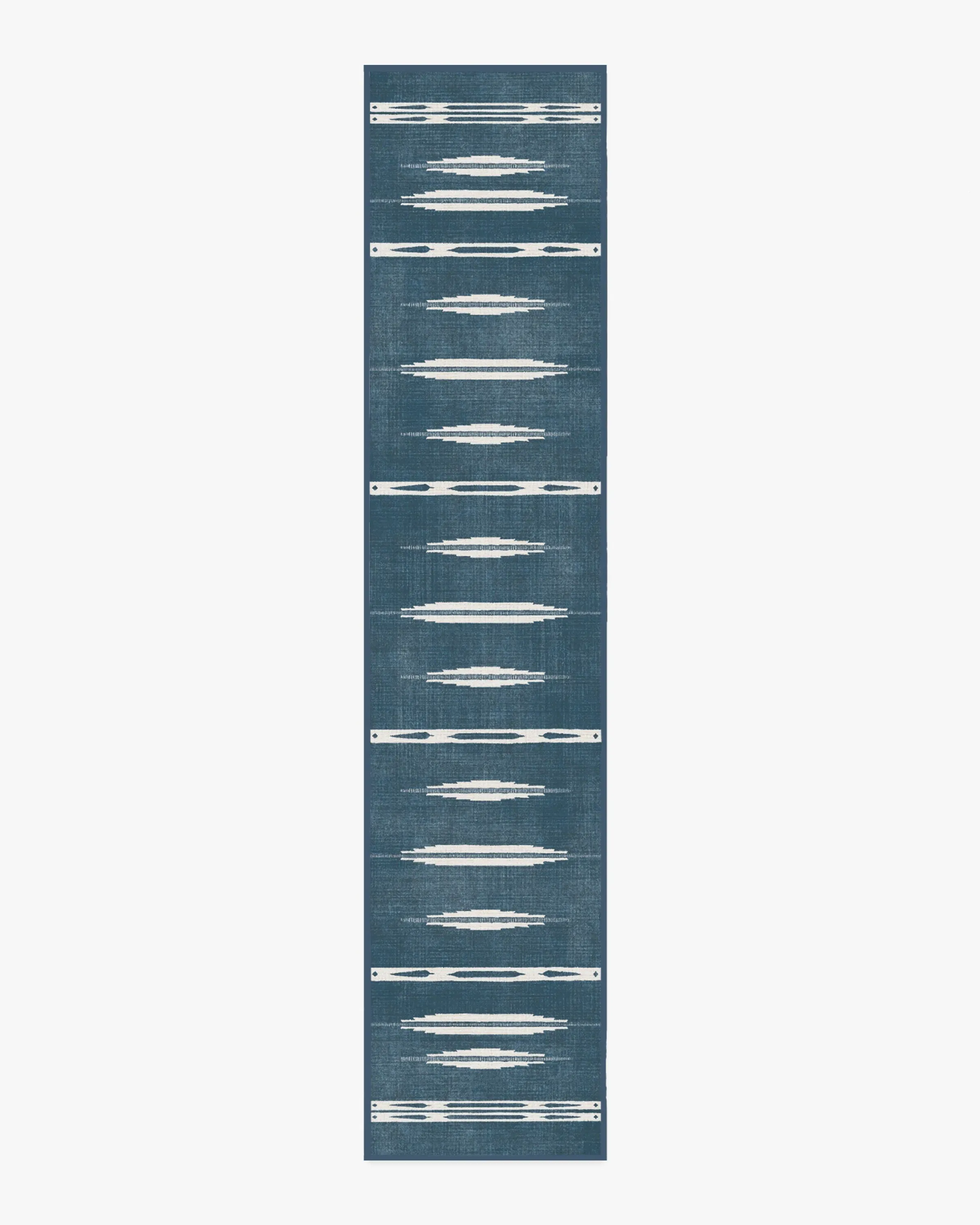Extra Long Runner Rug Machine Washable - Indigo