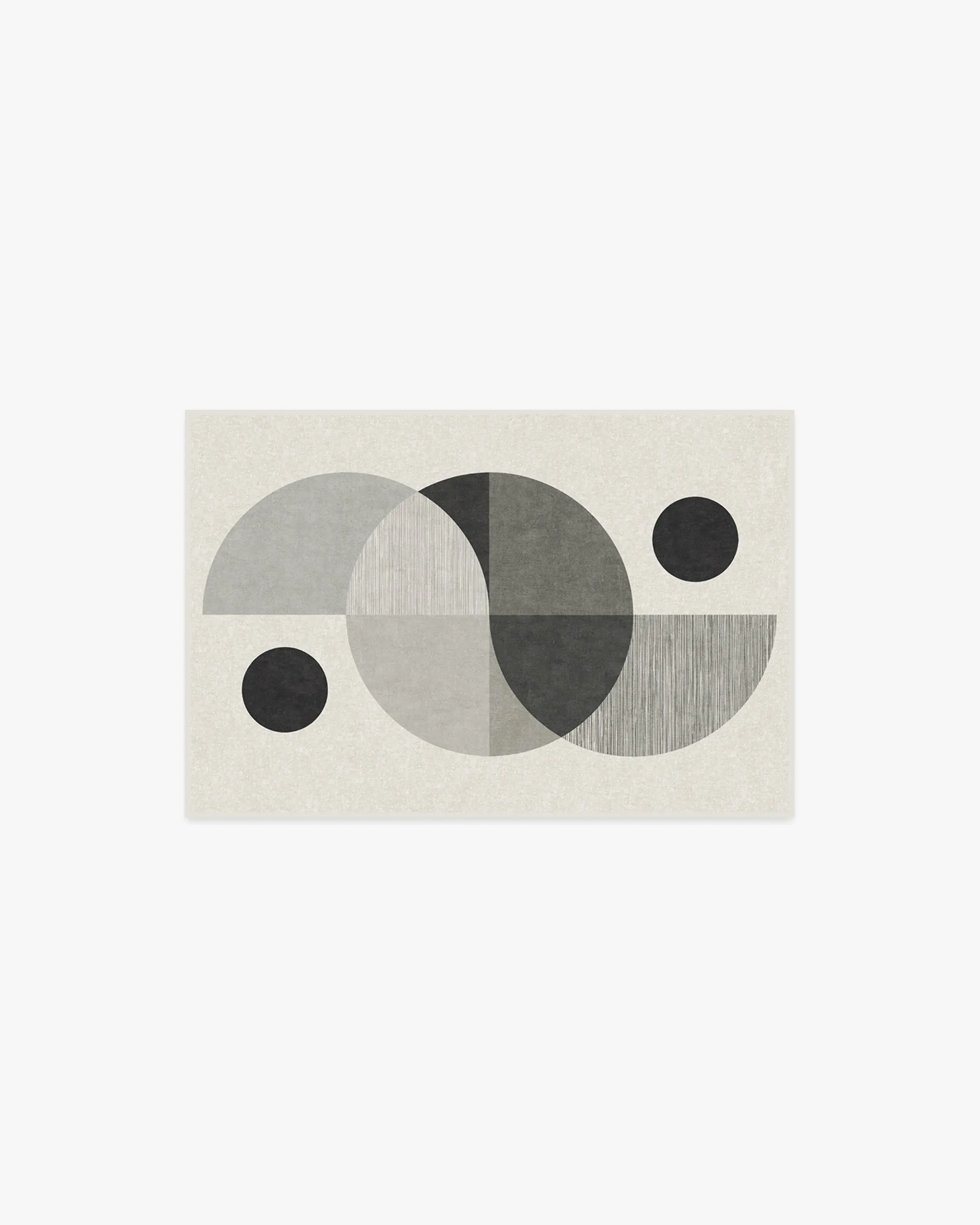 Flatwoven Area Rug Machine Washable - Grey, Chenille image
