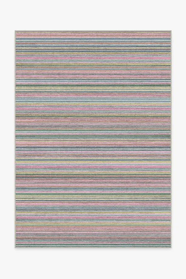 Flatwoven Area Rug Machine Washable - Multi